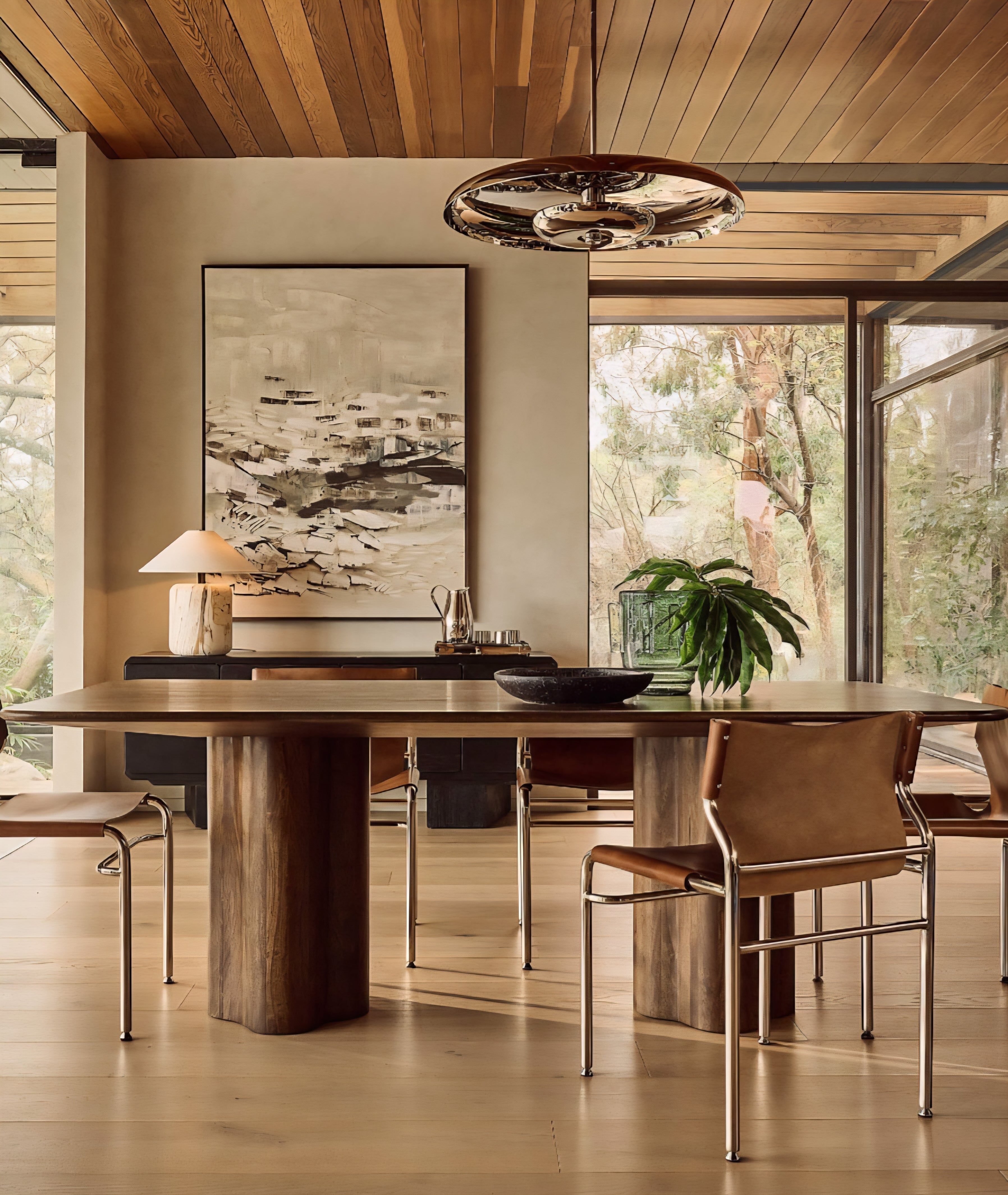 THE ONE × Viggo — Dark Mango Wood Dining Table