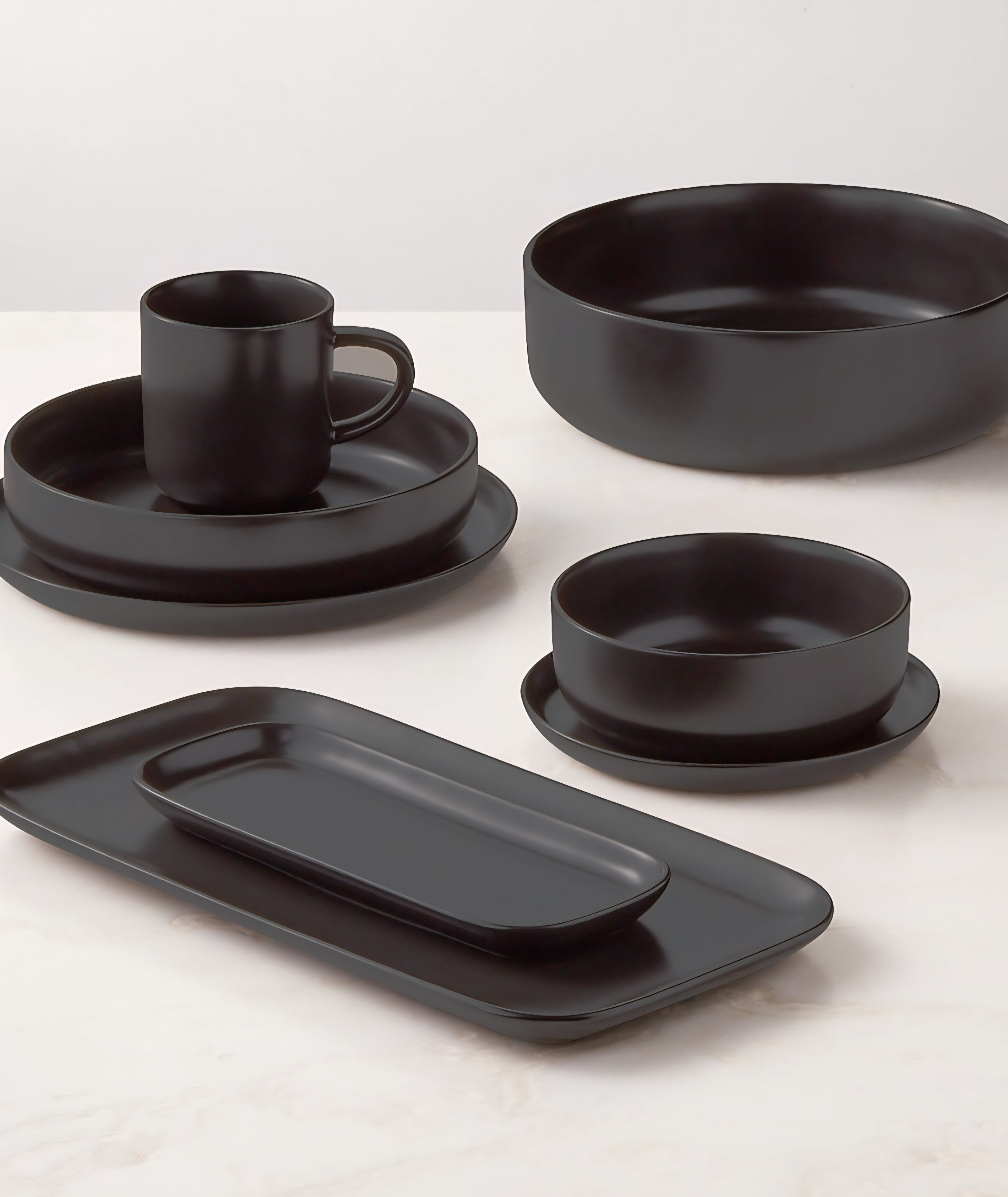 THE ONE × Mori — Matte Serving Bowl