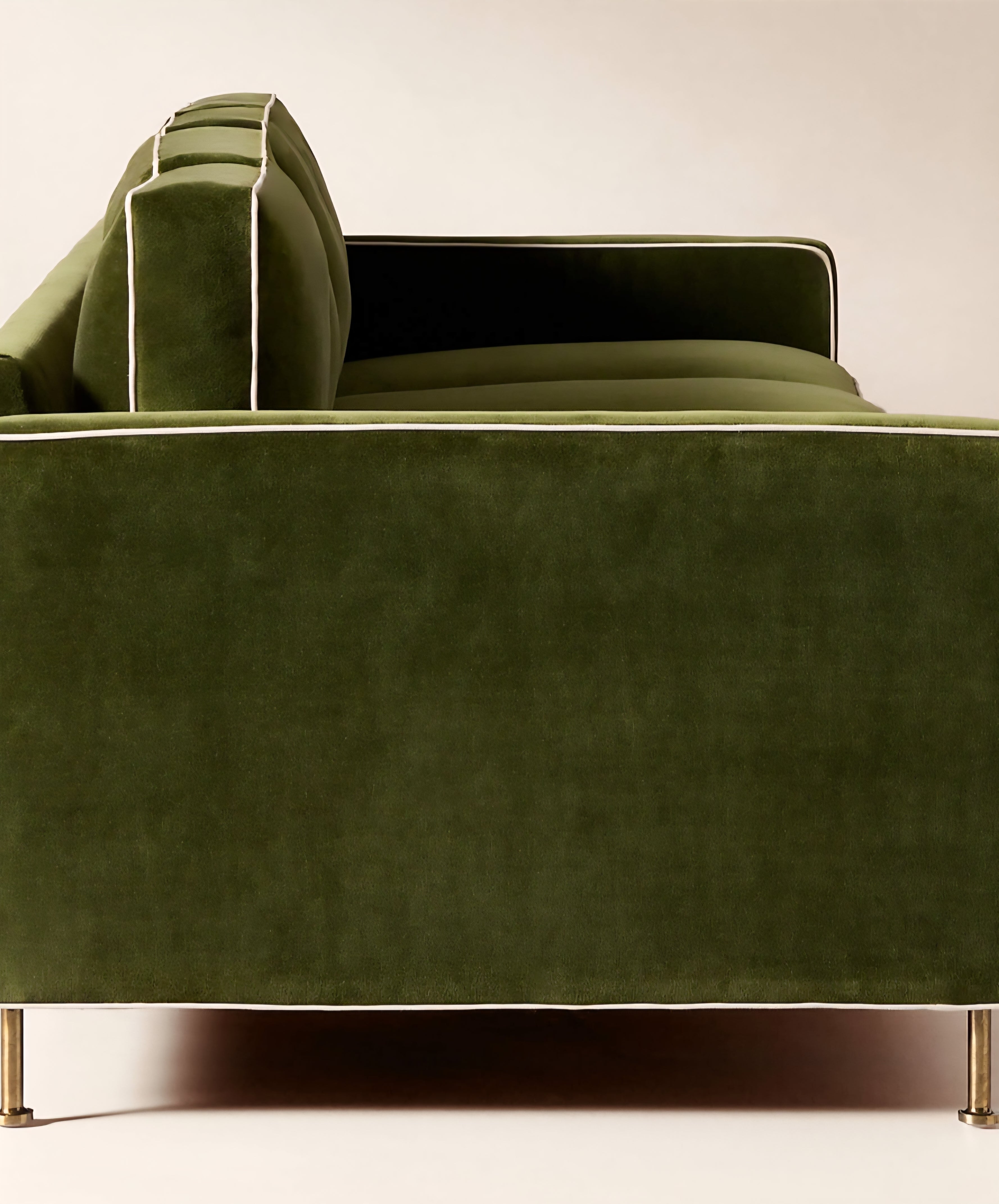 THE ONE × Brett — Jade Green Velvet Sofa