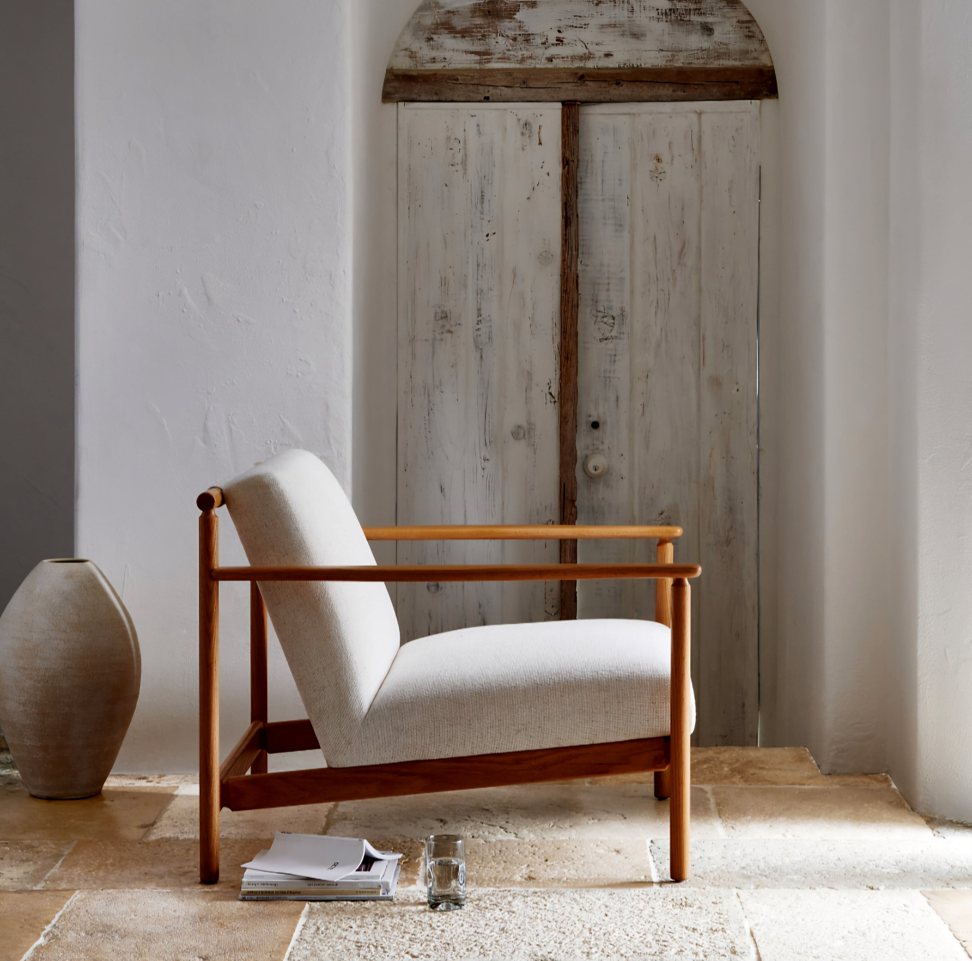 THE ONE × Ojai — Wood Accent Chair