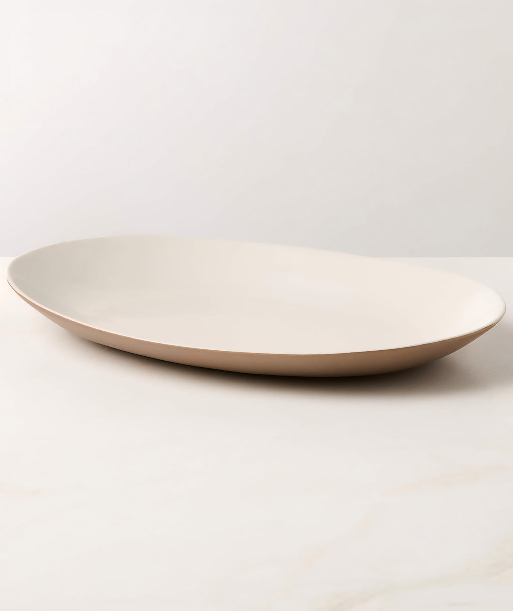 THE ONE × Barchan — Oval Stoneware Serving Platter
