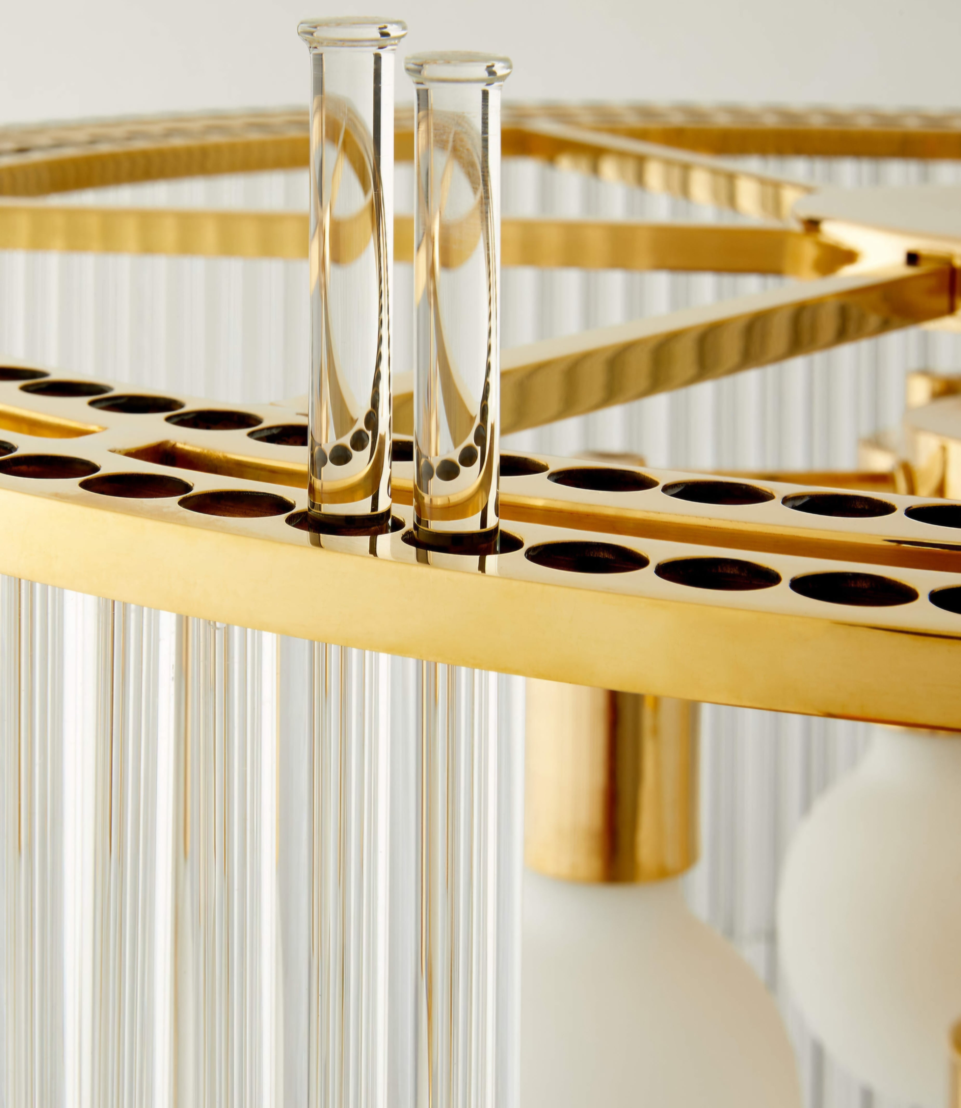 THE ONE × Stellar — 2-Tier Round Glass Pendant Light