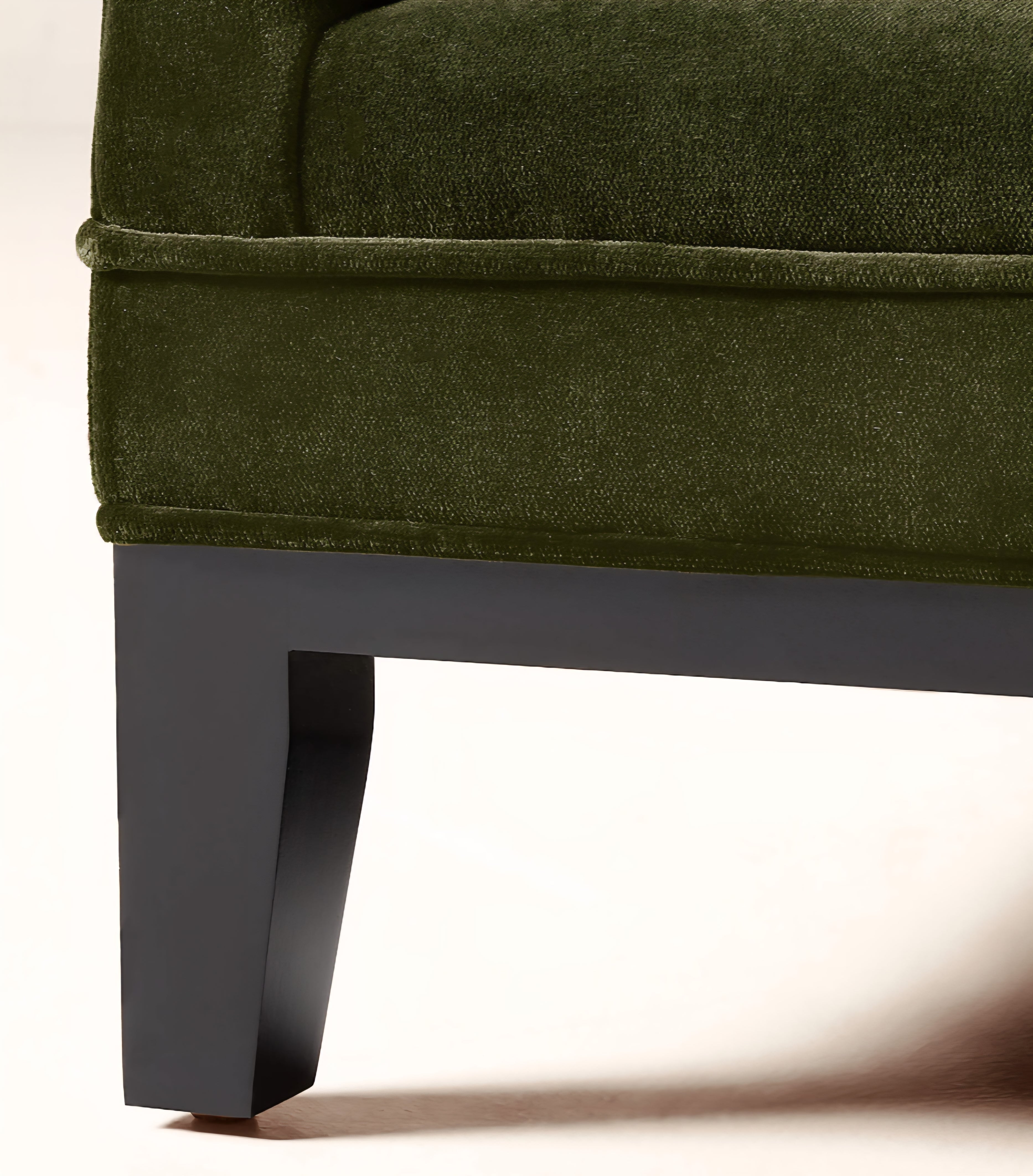 THE ONE × Olson — Cognac Brown Velvet Accent Chair