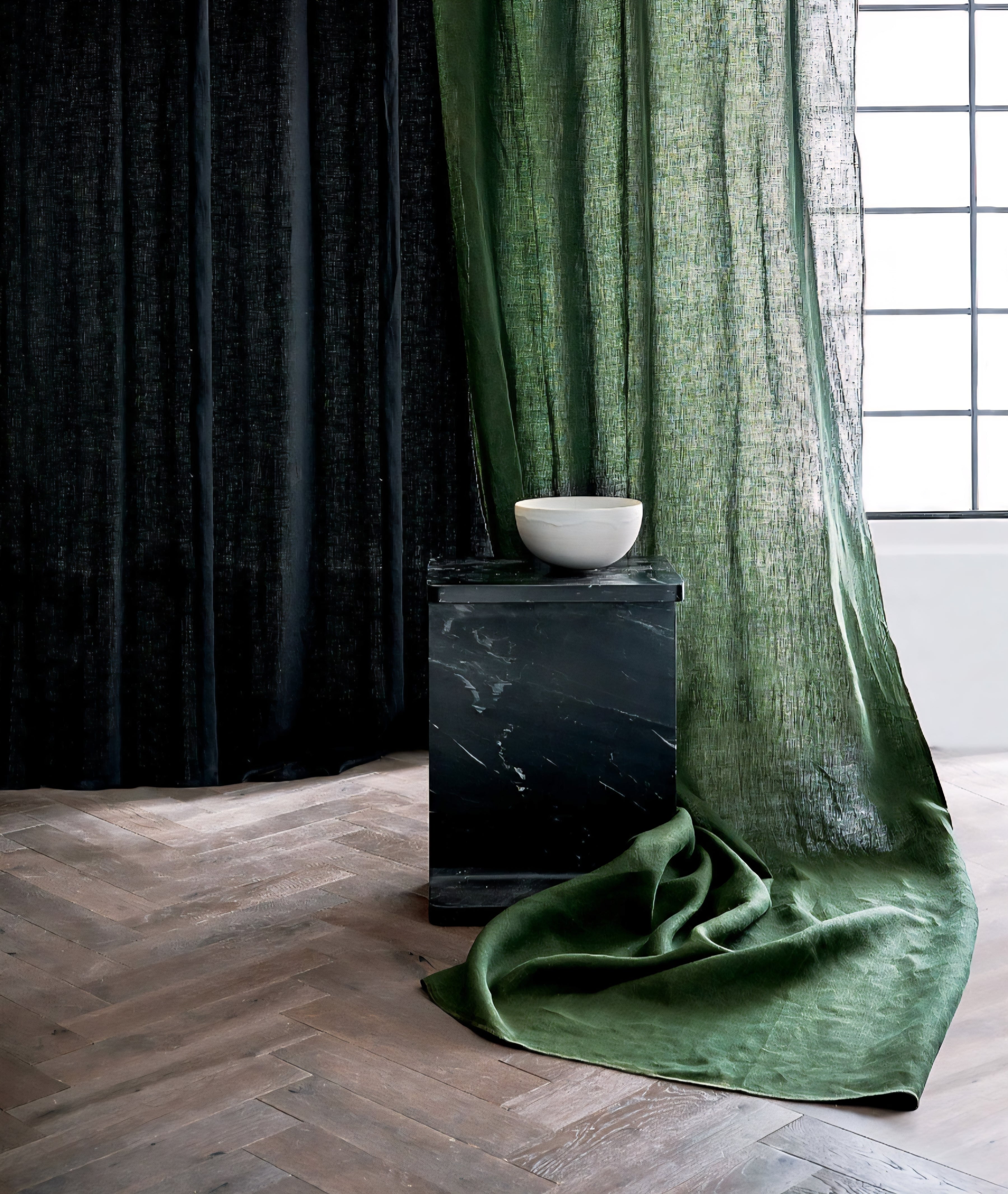 THE ONE × Ciccio — Red Marble Side Table