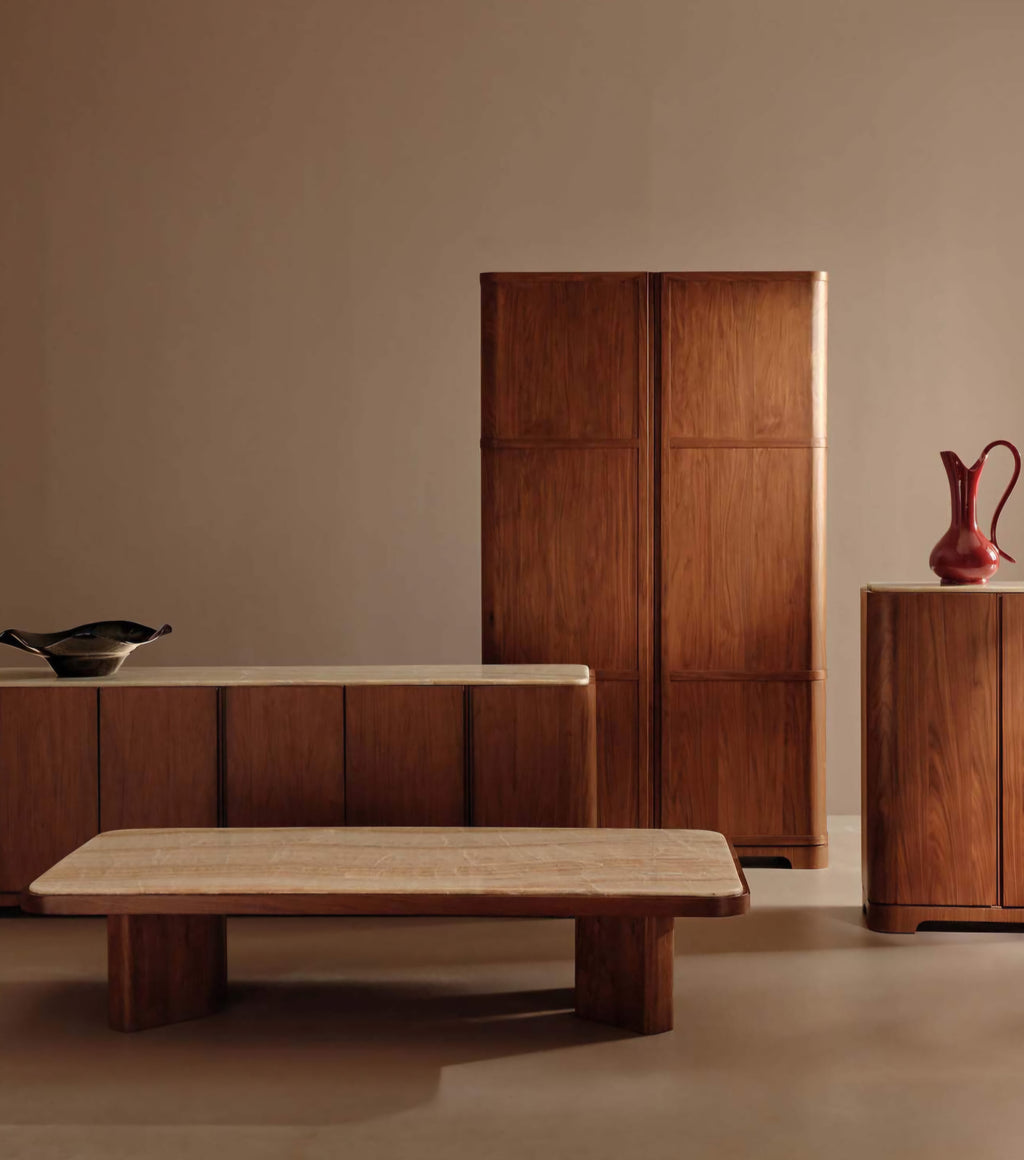 THE ONE × Rio — Onyx and Walnut Media Console