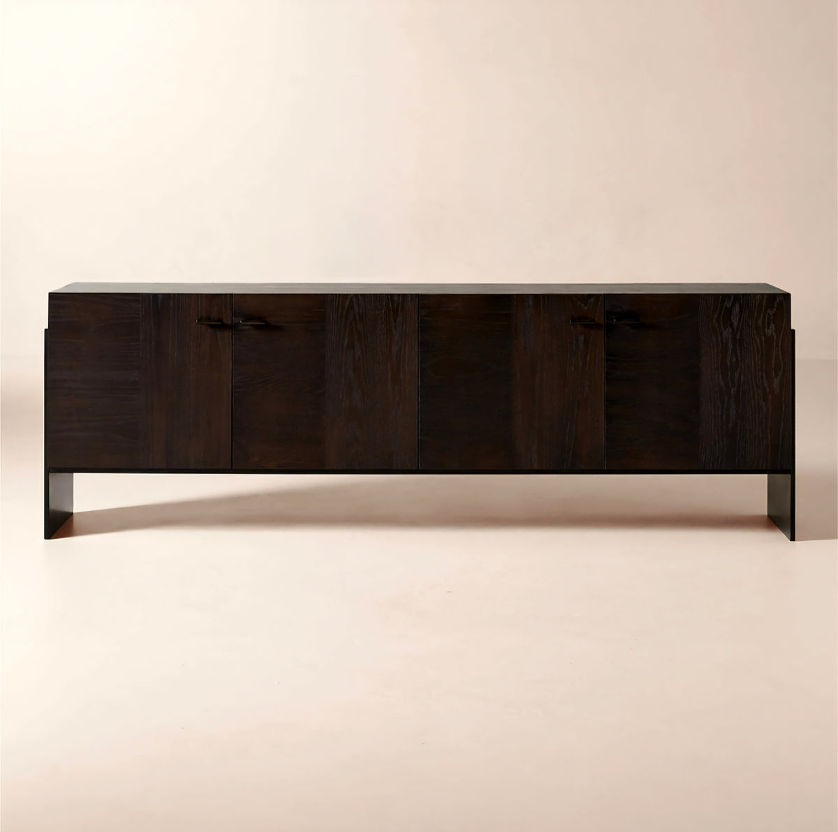 THE ONE × Dante — Dark Wood and Metal Credenza