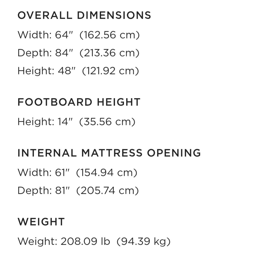 THE ONE × Davison — Fluted Dark Brown Wood Queen Bed