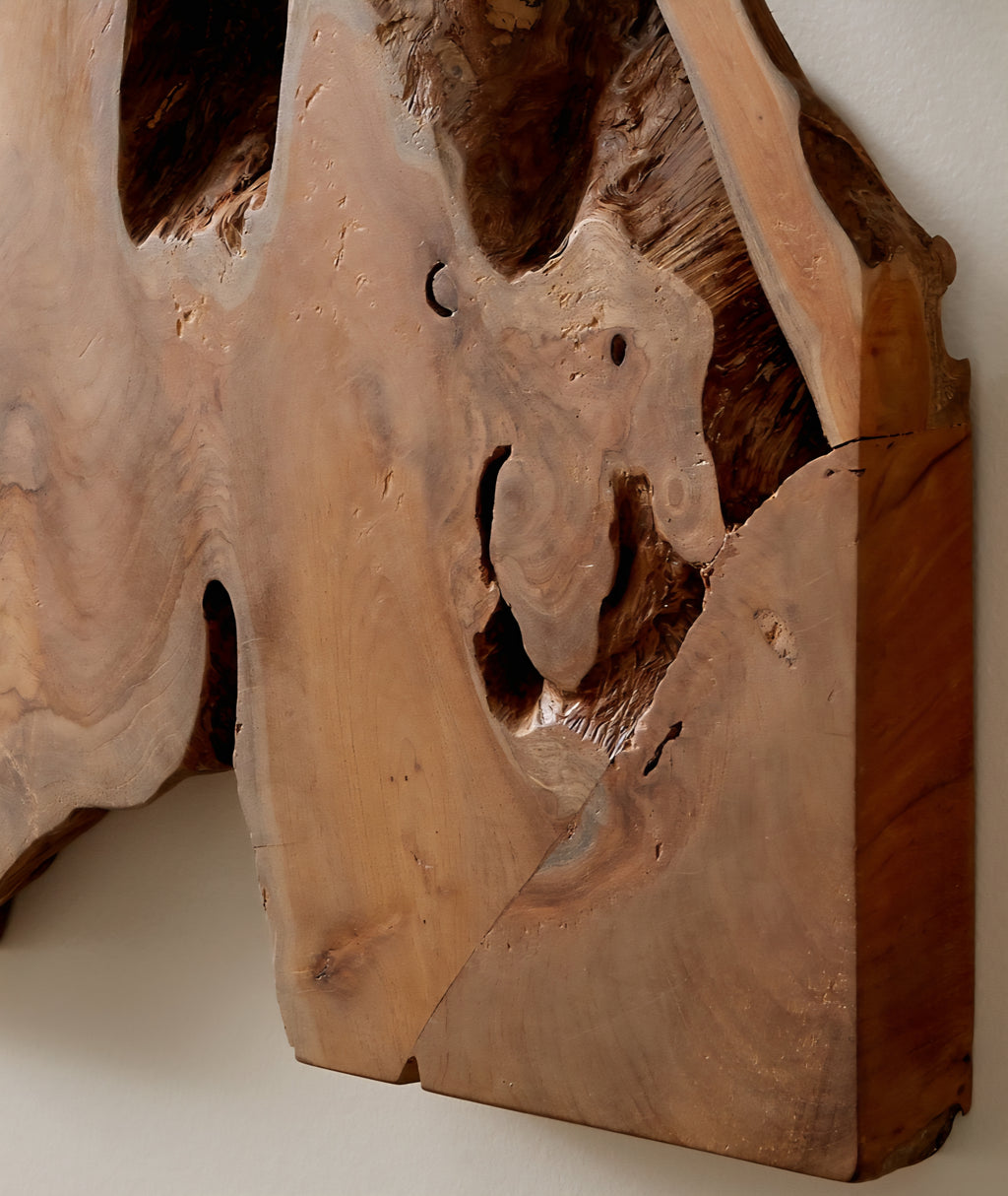 THE ONE × Slice — Teak Wall Art (19"x35")