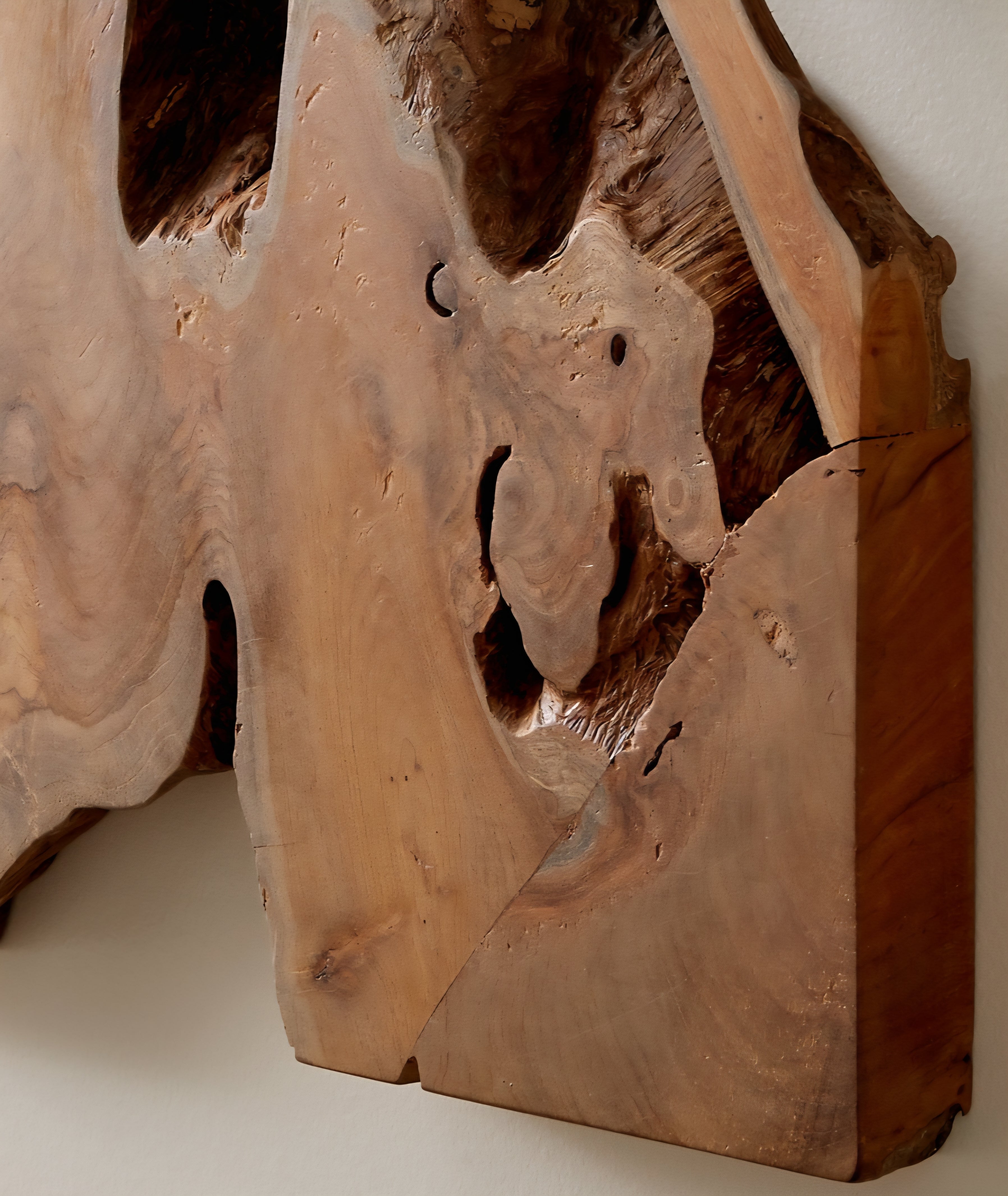 THE ONE × Slice — Teak Wall Art (19"x35")