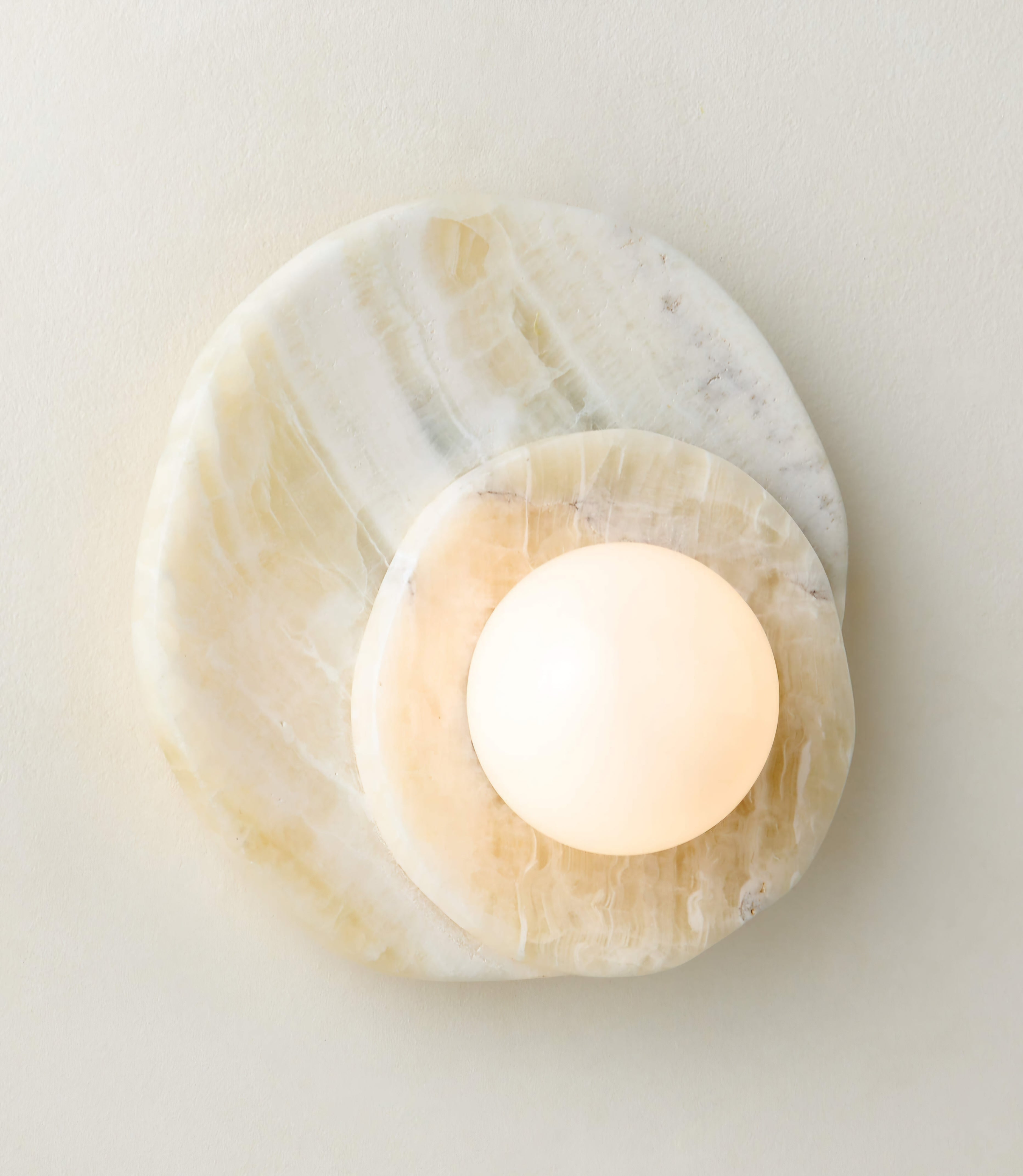THE ONE × Astr — White Onyx Wall Sconce
