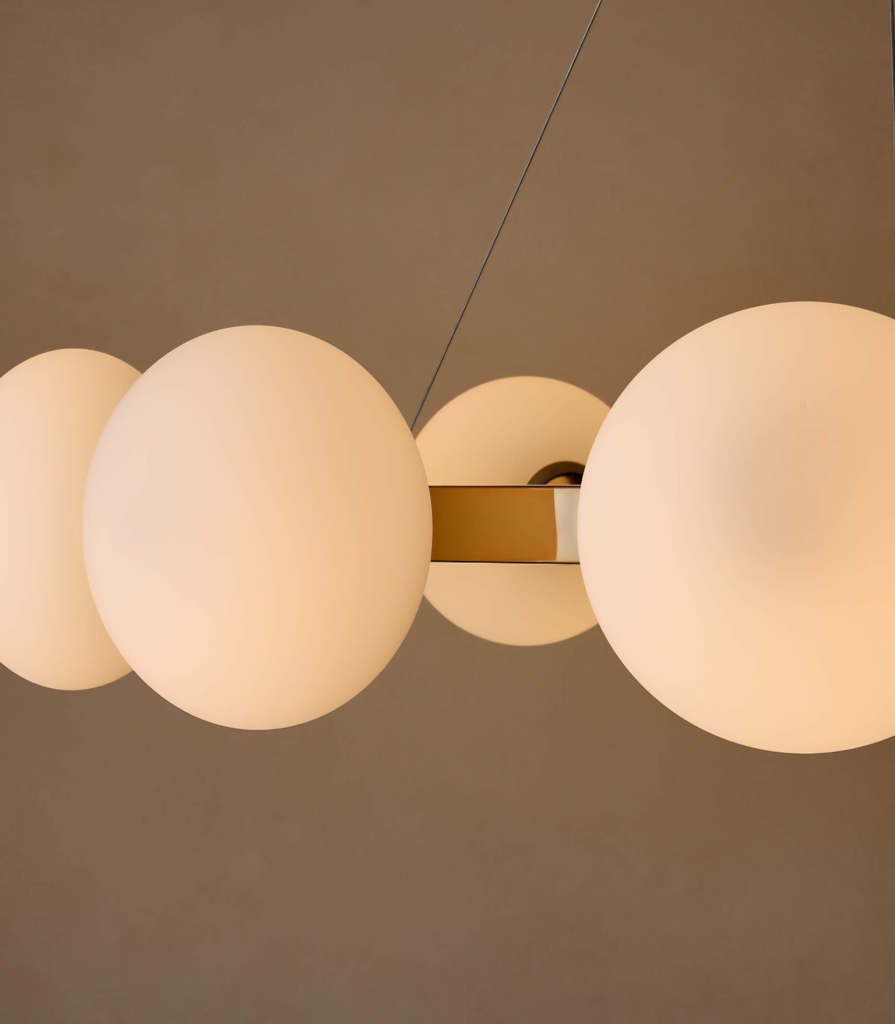 THE ONE × Curie — Polished Champagne Chandelier