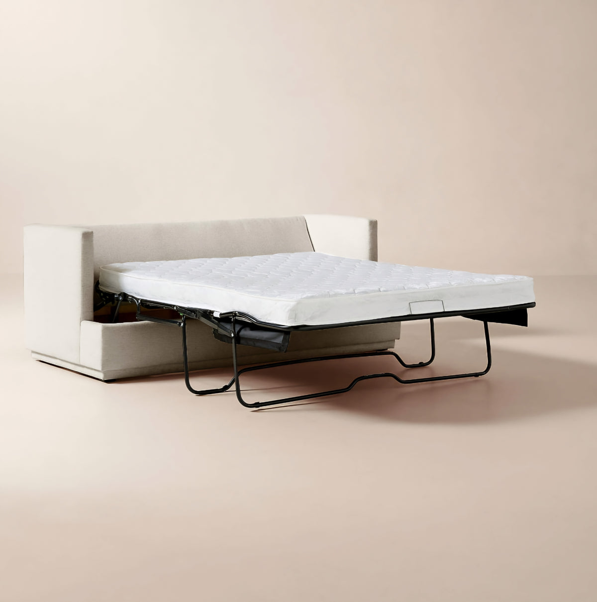 THE ONE × Seneca — Off-White Performance Fabric Sleeper Sofa