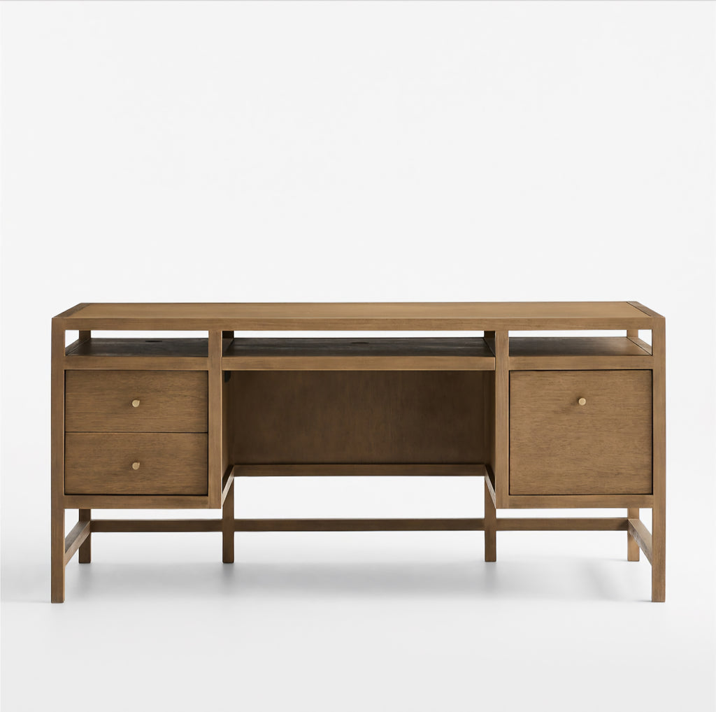 THE ONE × Raffael — Carved Wood Executive Desk