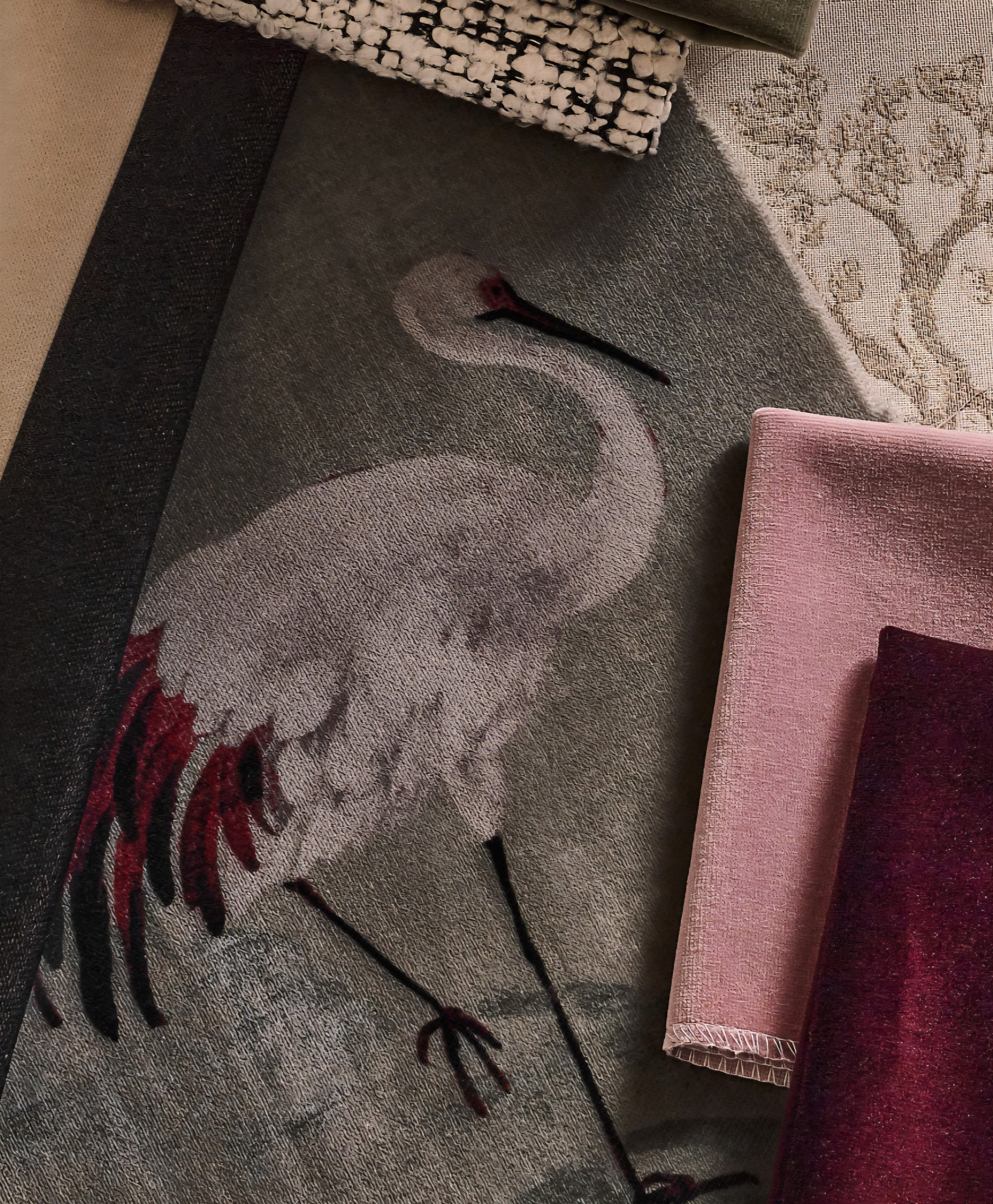 THE ONE × Olson — Cognac Brown Velvet Accent Chair