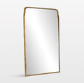 THE ONE × Amelie — Antique Brass Wide Floor Mirror