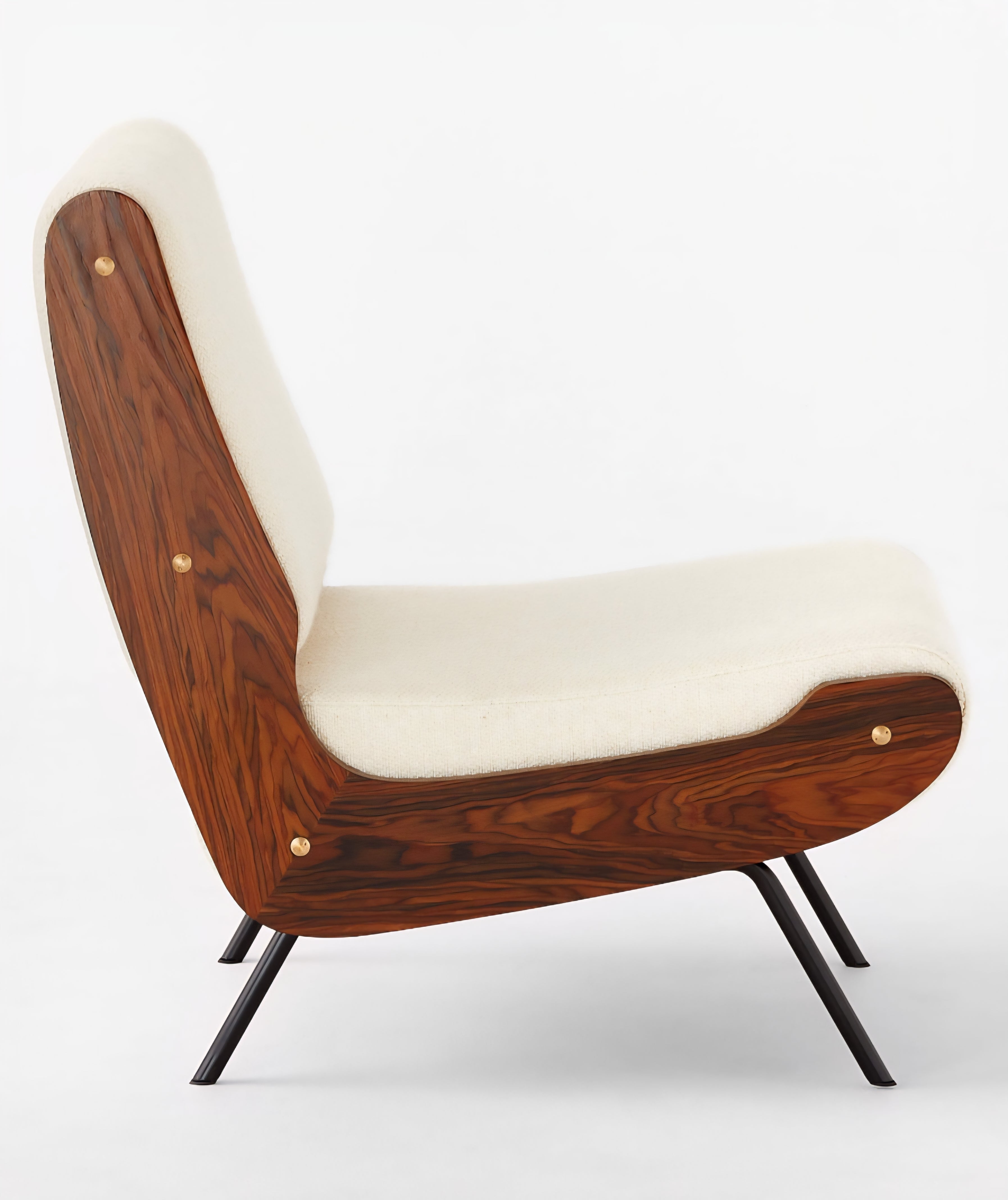 THE ONE × Meda — Ivory Wool Lounge Chair