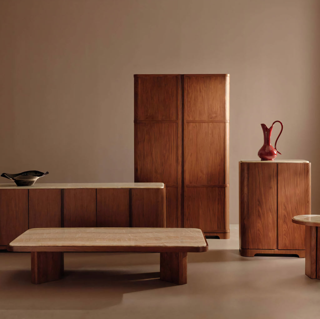 THE ONE × Rio — Onyx and Walnut Media Console