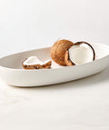 THE ONE × Mori — Matte White Oval Serving Bowl (Extra Large)
