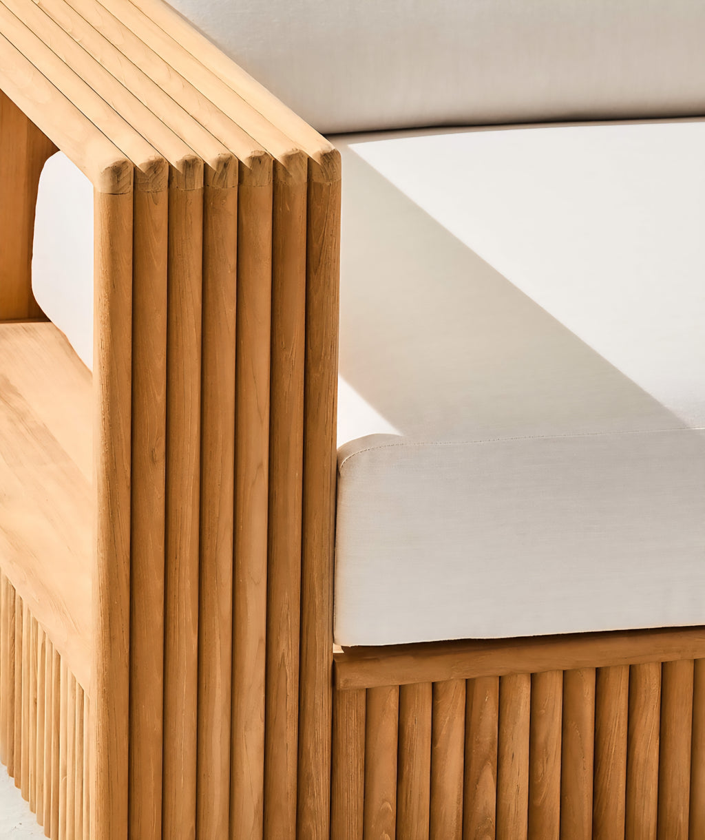 THE ONE × Topia — Teak Outdoor Sectional Collection