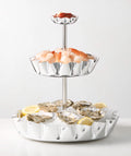 THE ONE × Meyer — Polished Aluminum 3‑Tier Seafood Tower