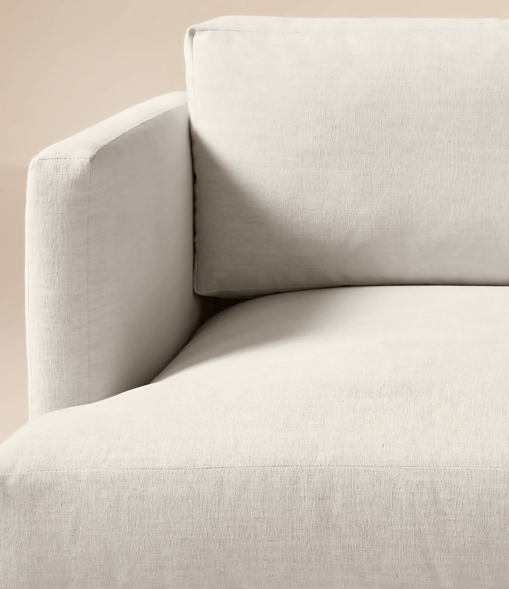 THE ONE × Seneca — Off-White Performance Fabric Sleeper Sofa