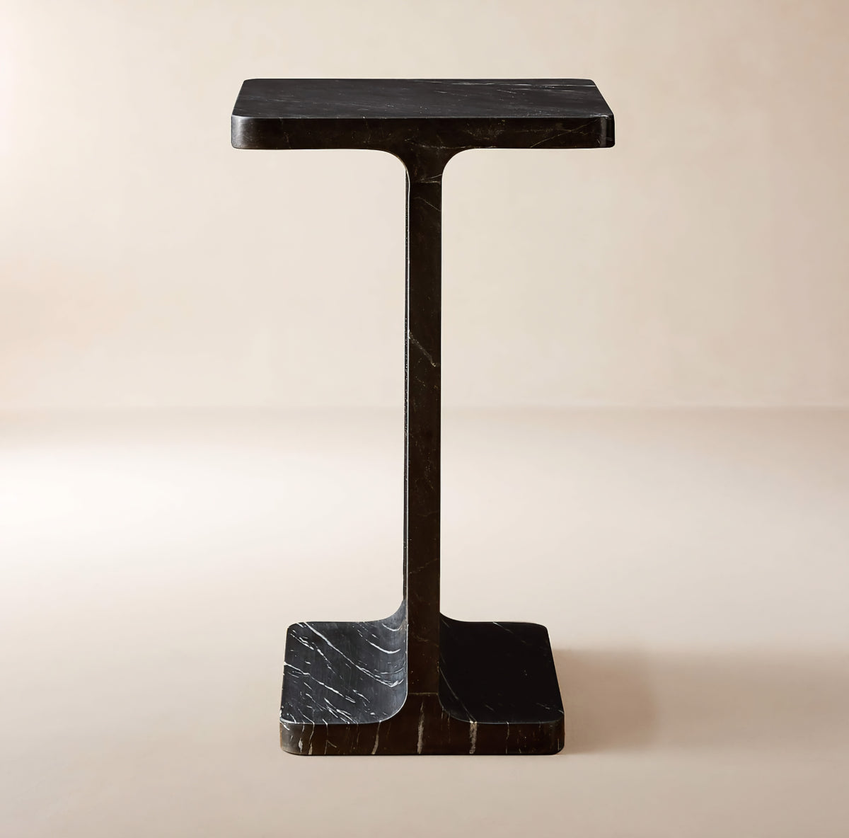 THE ONE × Ciccio — Red Marble Side Table