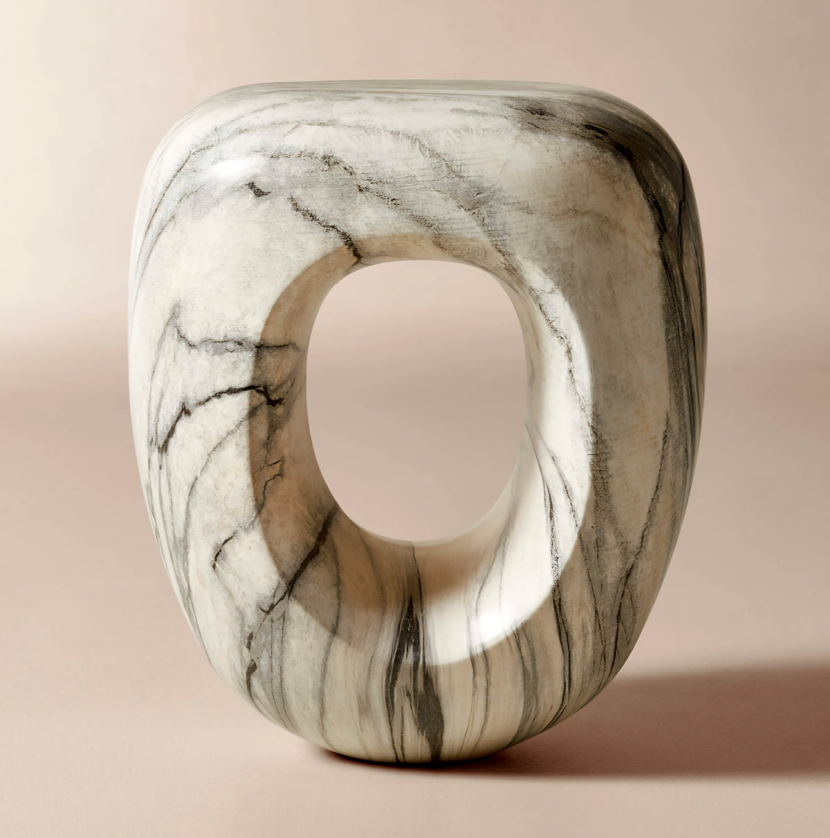 THE ONE × Koa — Marbled Resin Side Table