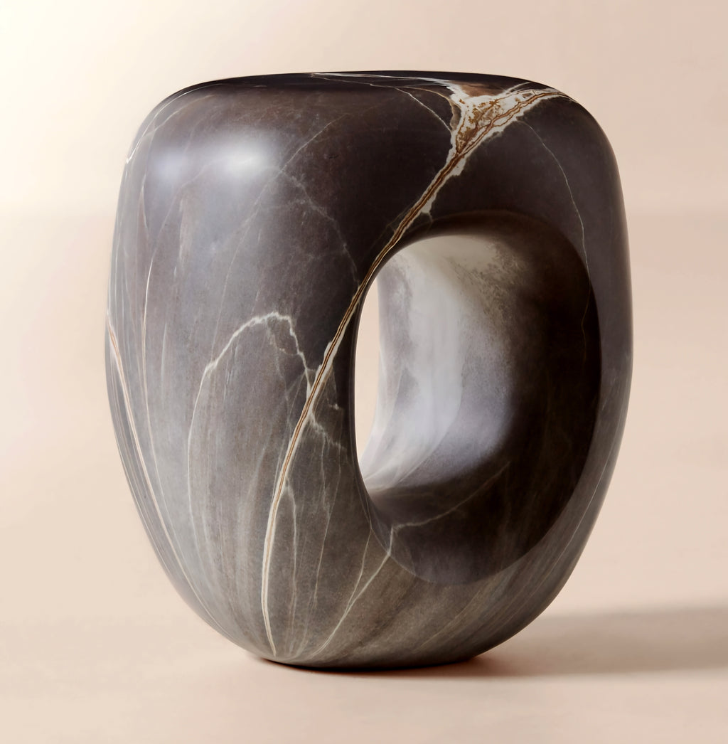 THE ONE × Koa — Marbled Resin Side Table