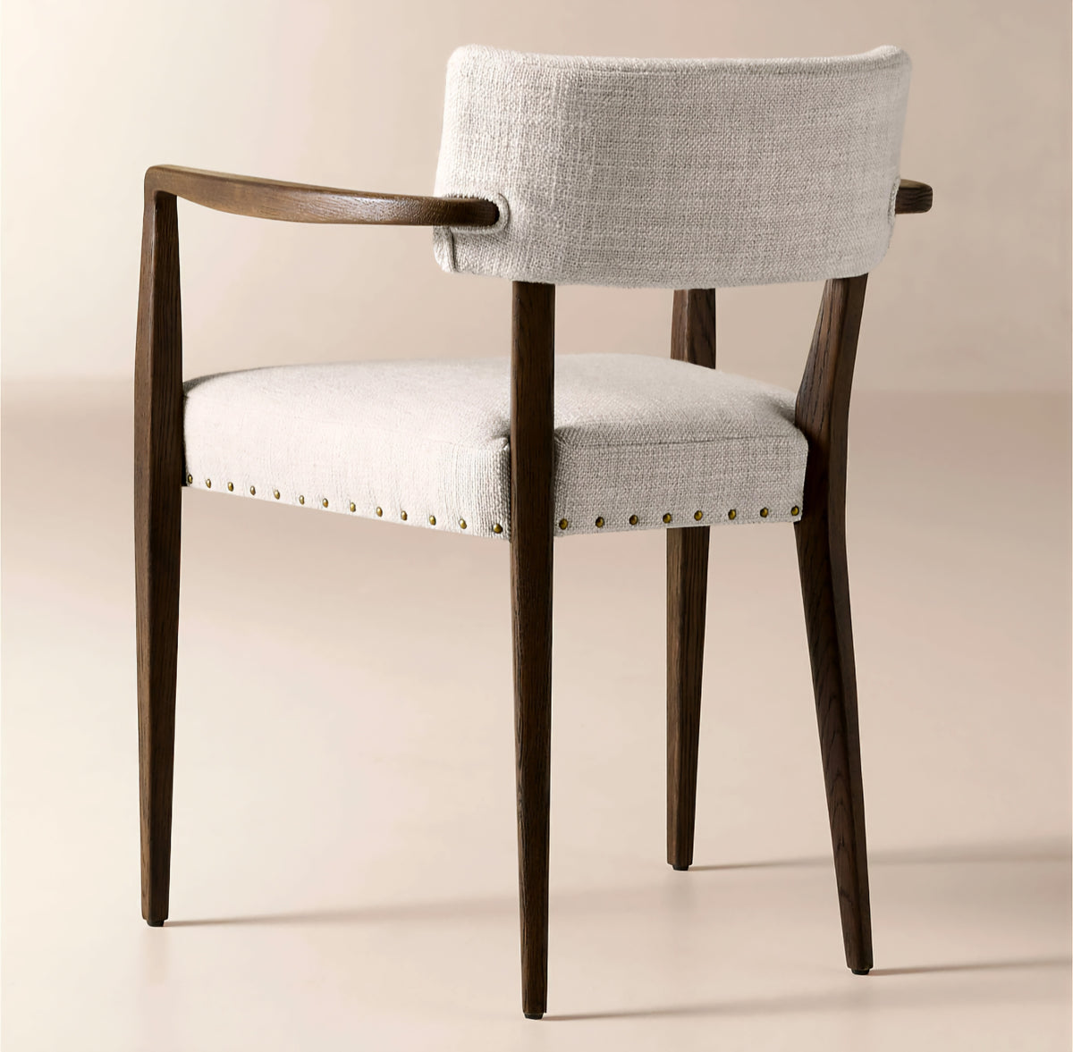 THE ONE × Arlo — Smoked Mauve Performance Fabric Dining Armchair