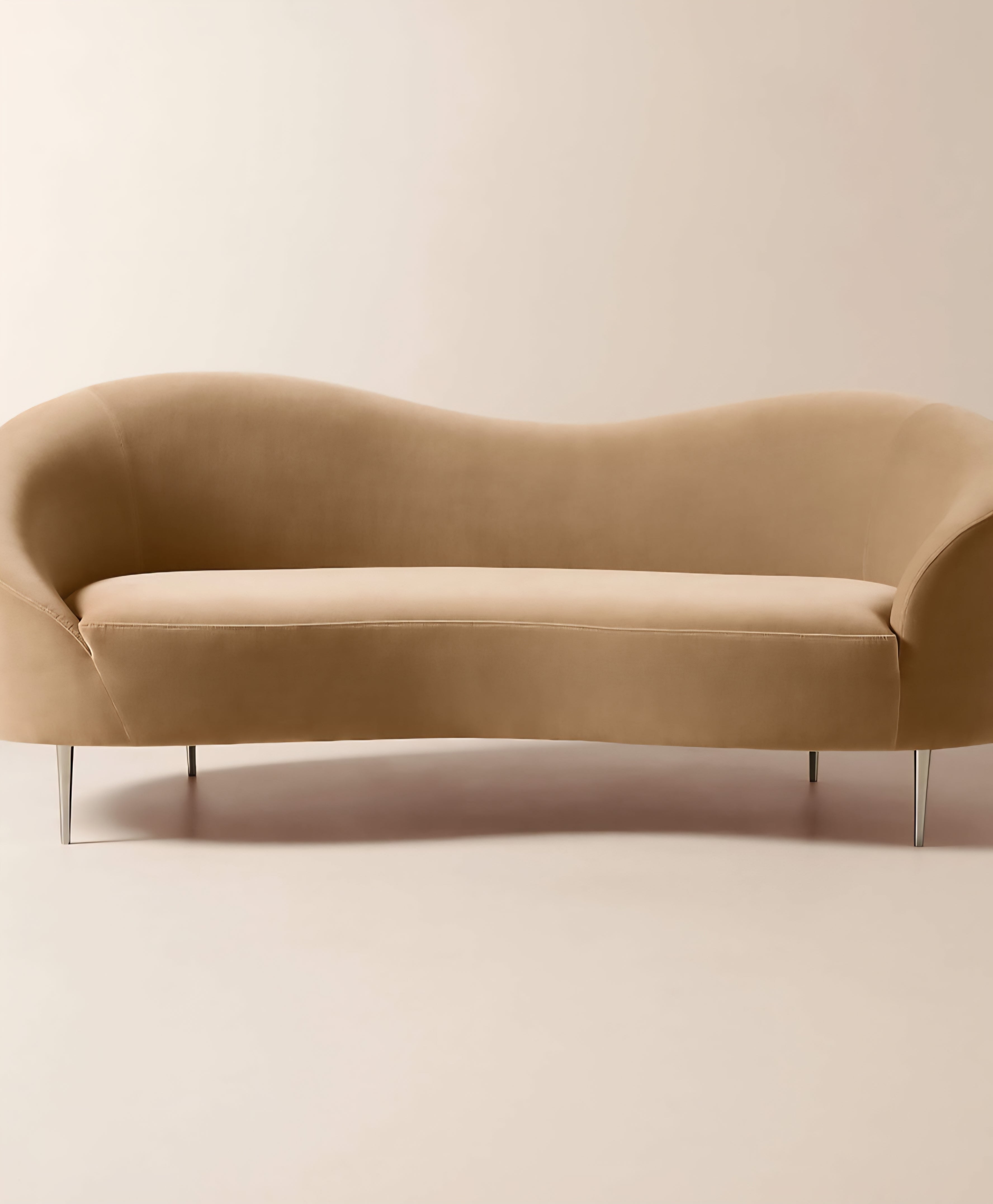 THE ONE × Curvo — White Performance Fabric Sofa by goop