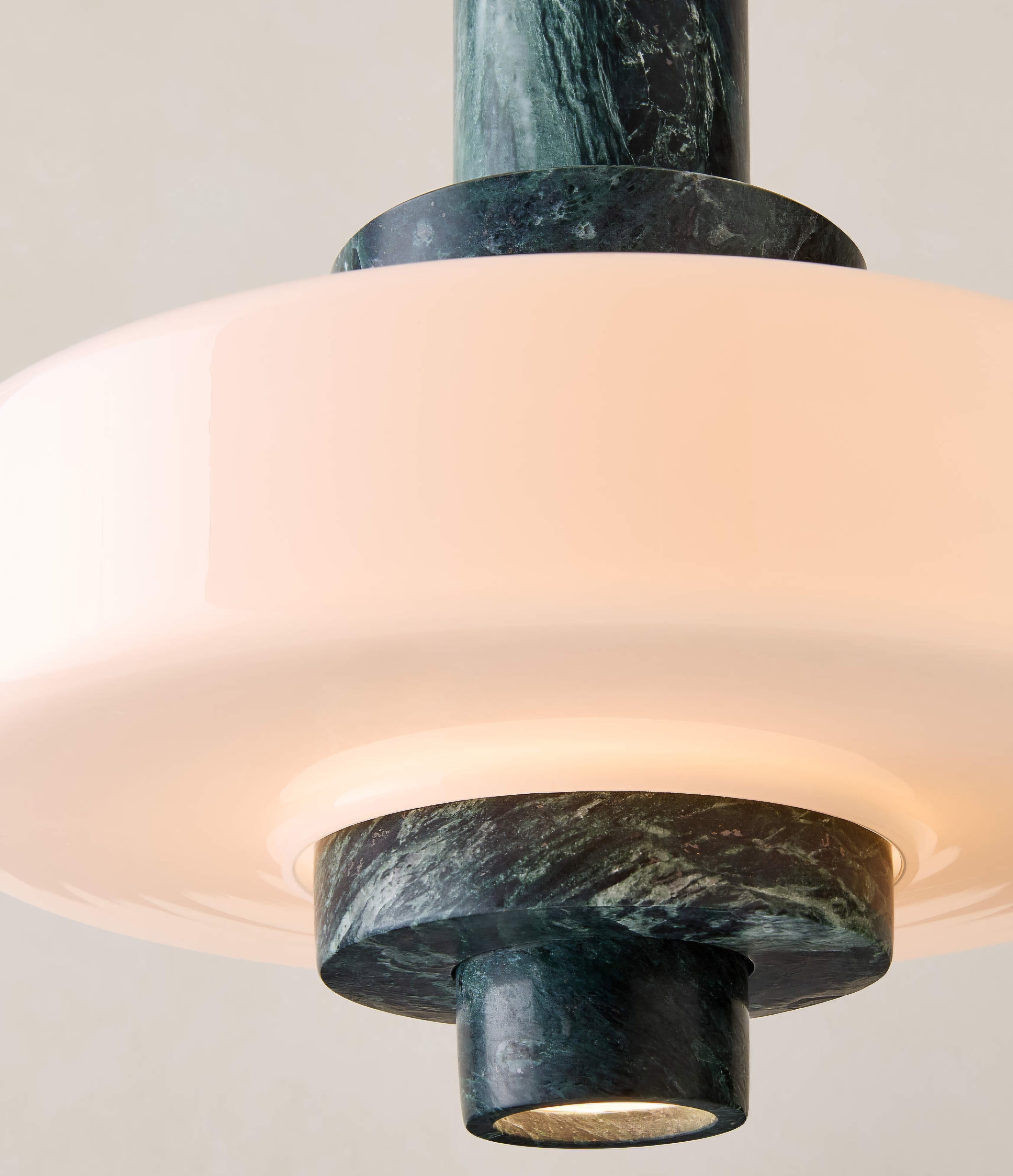 THE ONE × Mercury — Green Marble Pendant Light