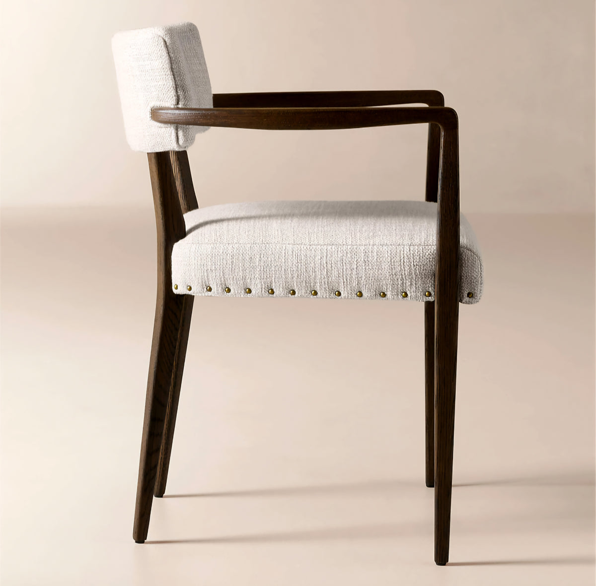 THE ONE × Arlo — Smoked Mauve Performance Fabric Dining Armchair