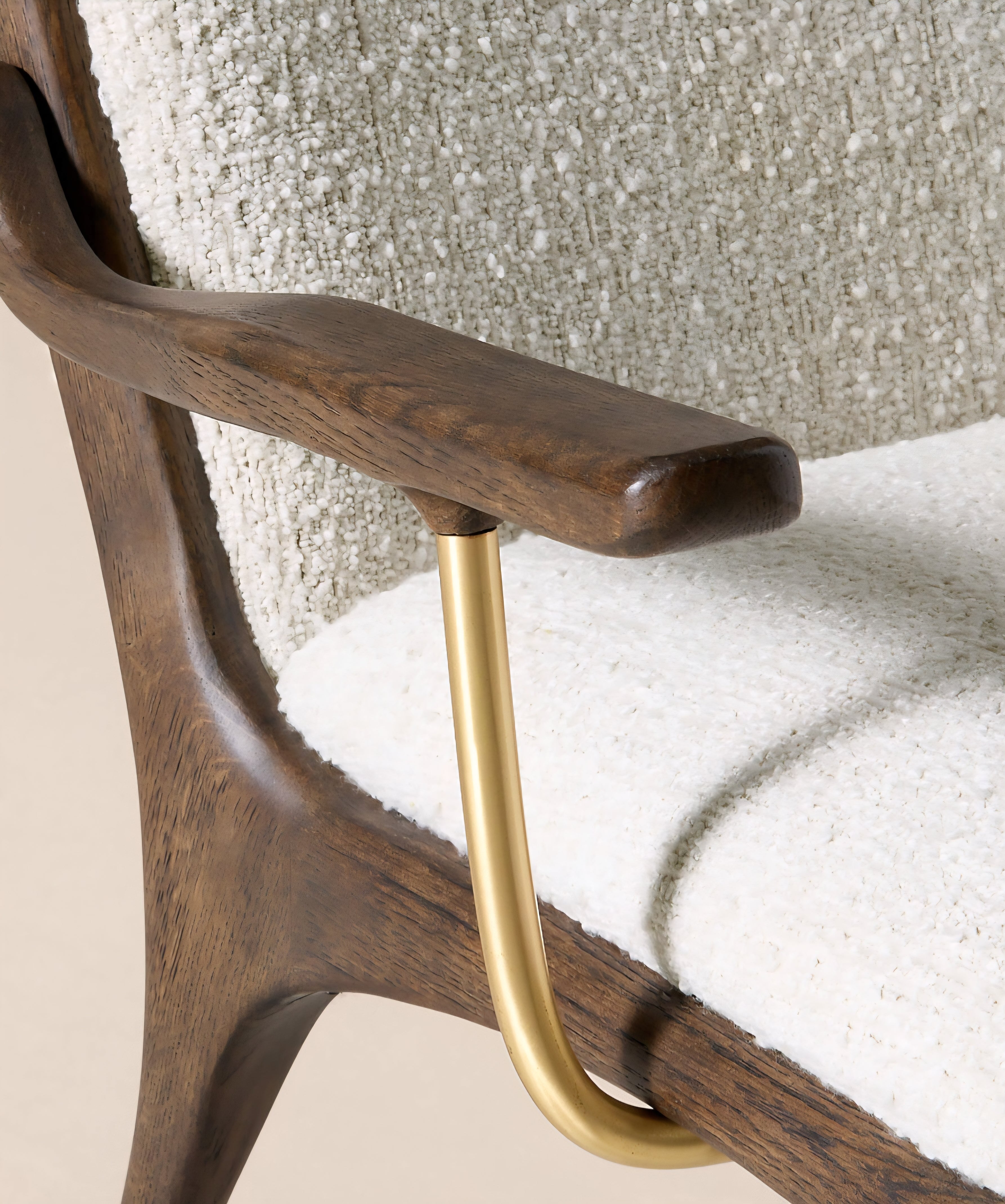 THE ONE × Colby — Faux Mohair Accent Chair