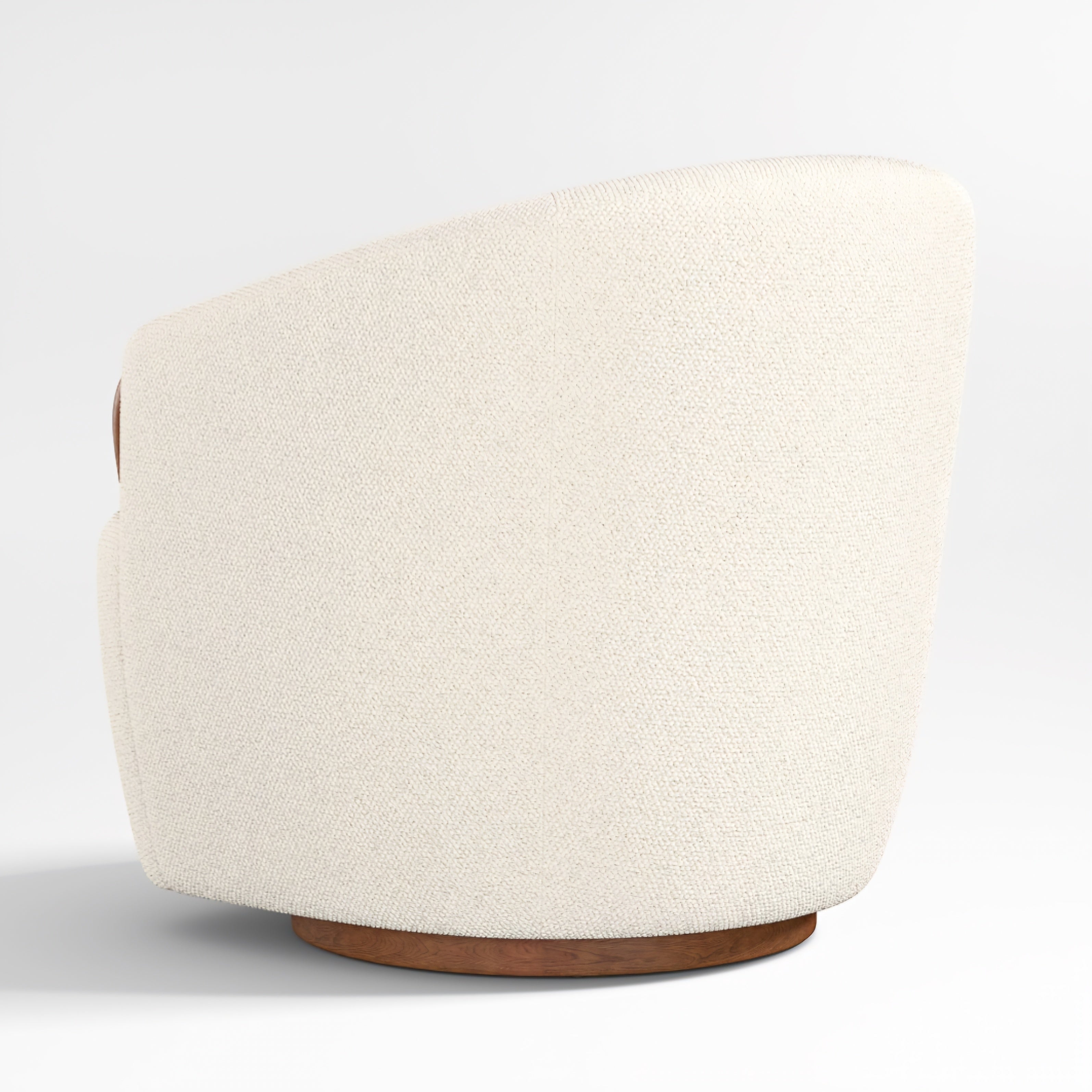 THE ONE × Rapallo — Wood Swivel Accent Chair