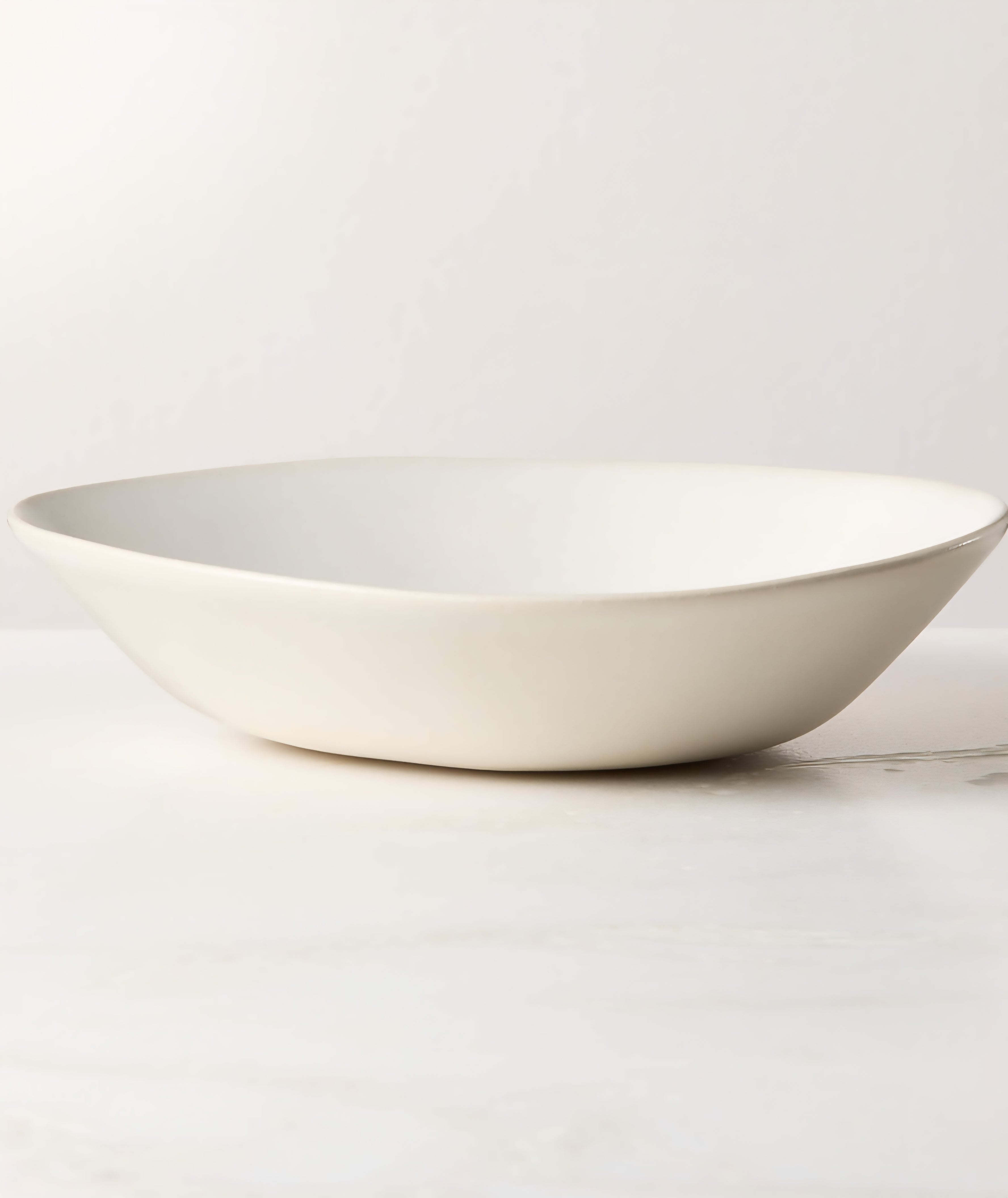 THE ONE × Selene — Ivory Stoneware Soup & Pasta Bowls