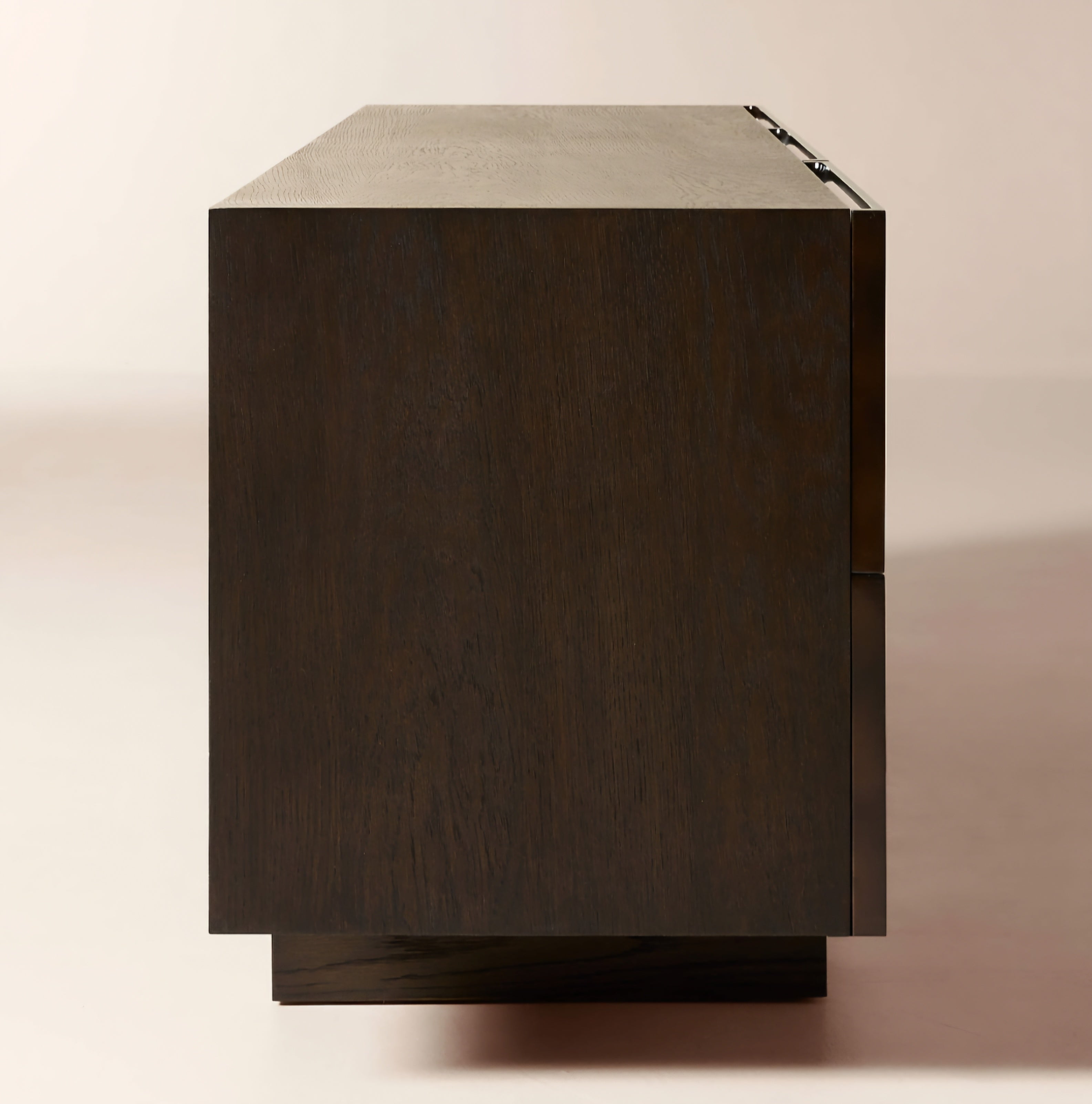 THE ONE × Hudson — Lacquered Dark Brown Wood Dresser