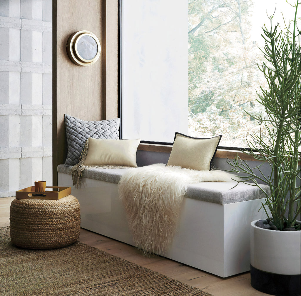 THE ONE × Braided — Natural Jute Pouf