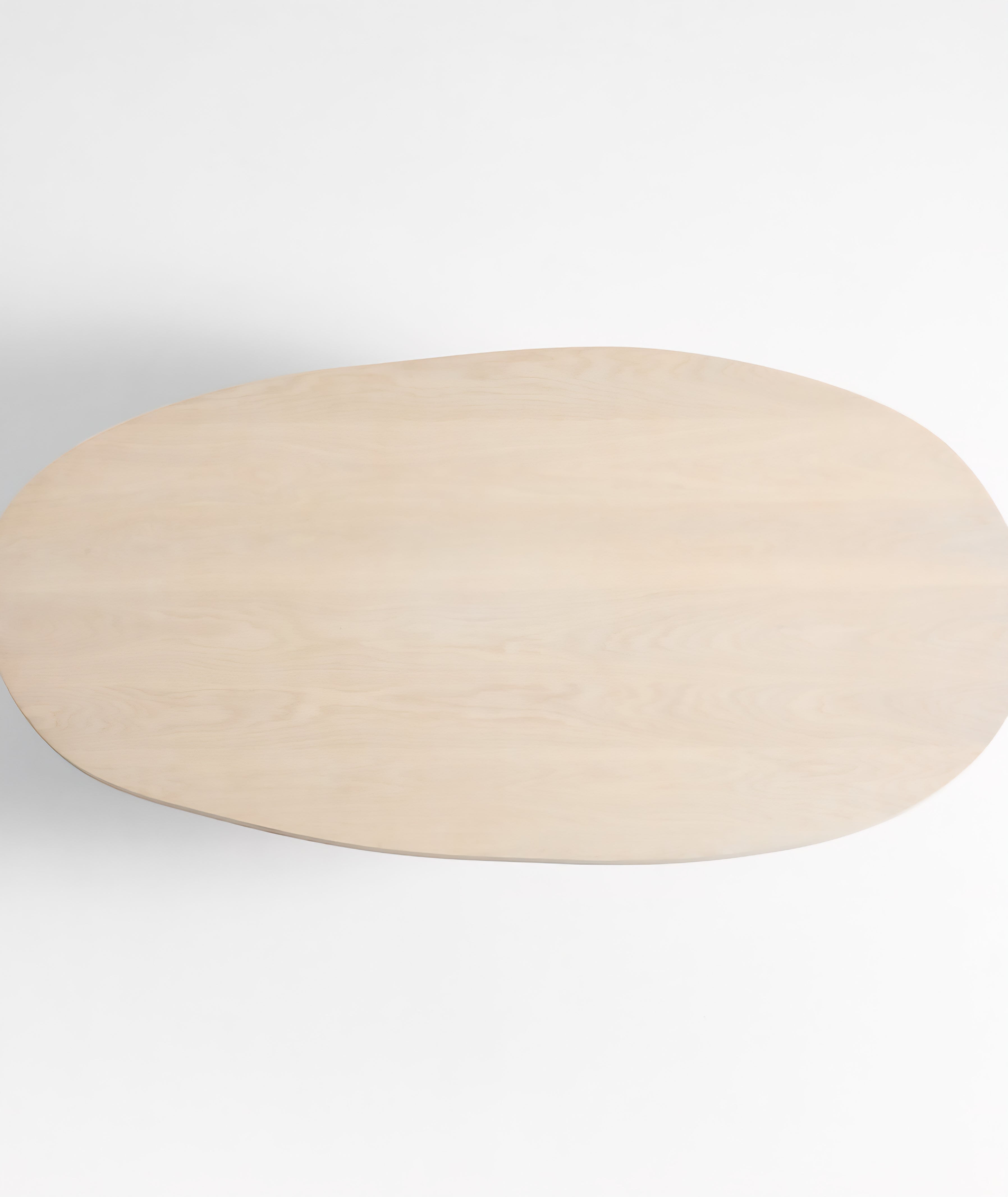 THE ONE × Point Dune — Oval Wood and Travertine Dining Table (93")