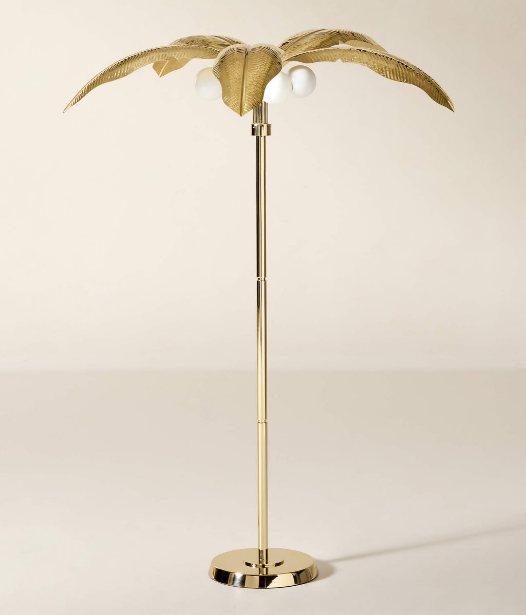 THE ONE × Palm — Brass Finish Floor Lamp