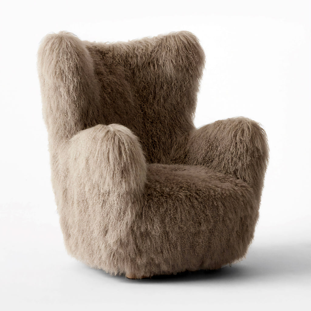 THE ONE × Mongolian Sheepskin Accent Chair