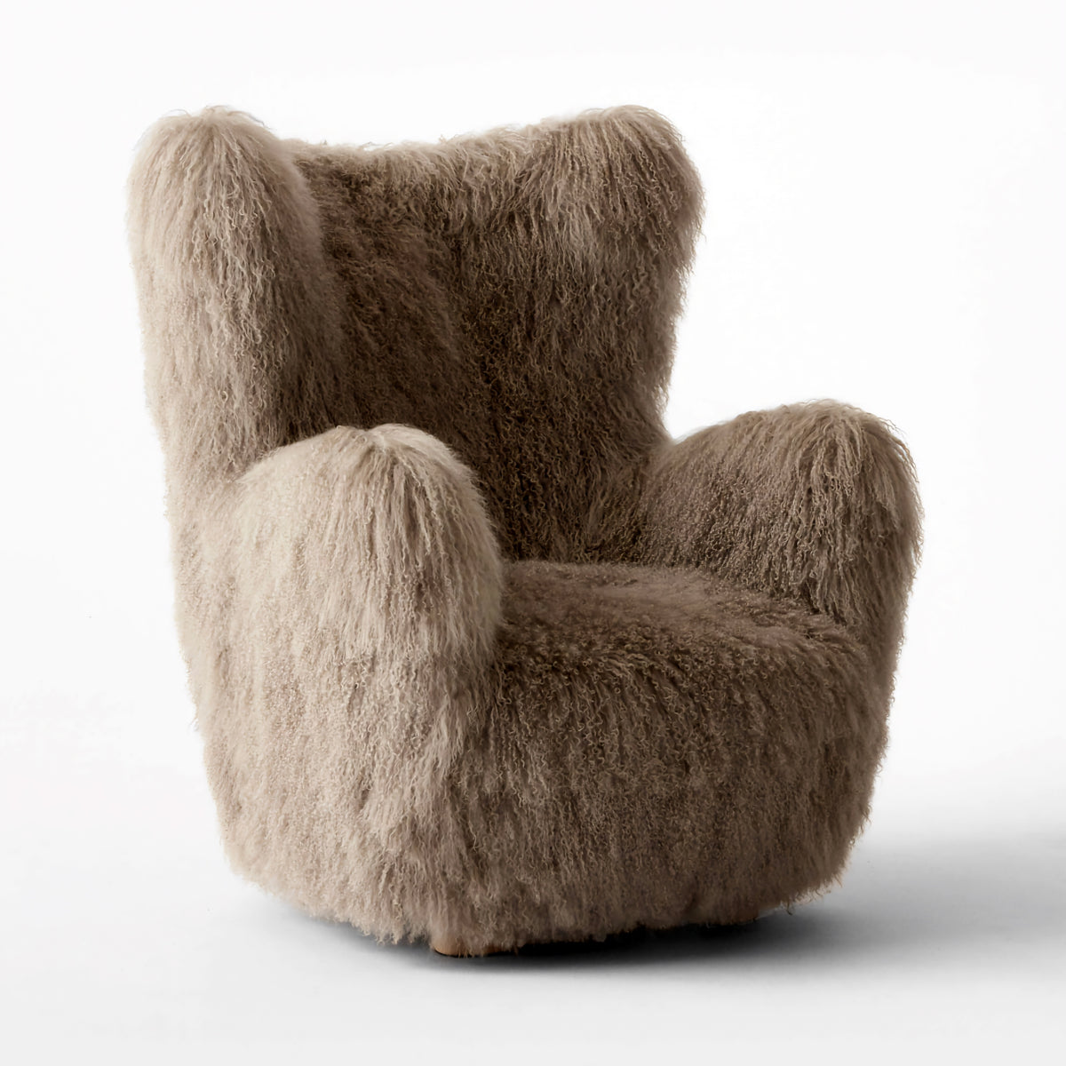 THE ONE × Mongolian Sheepskin Accent Chair