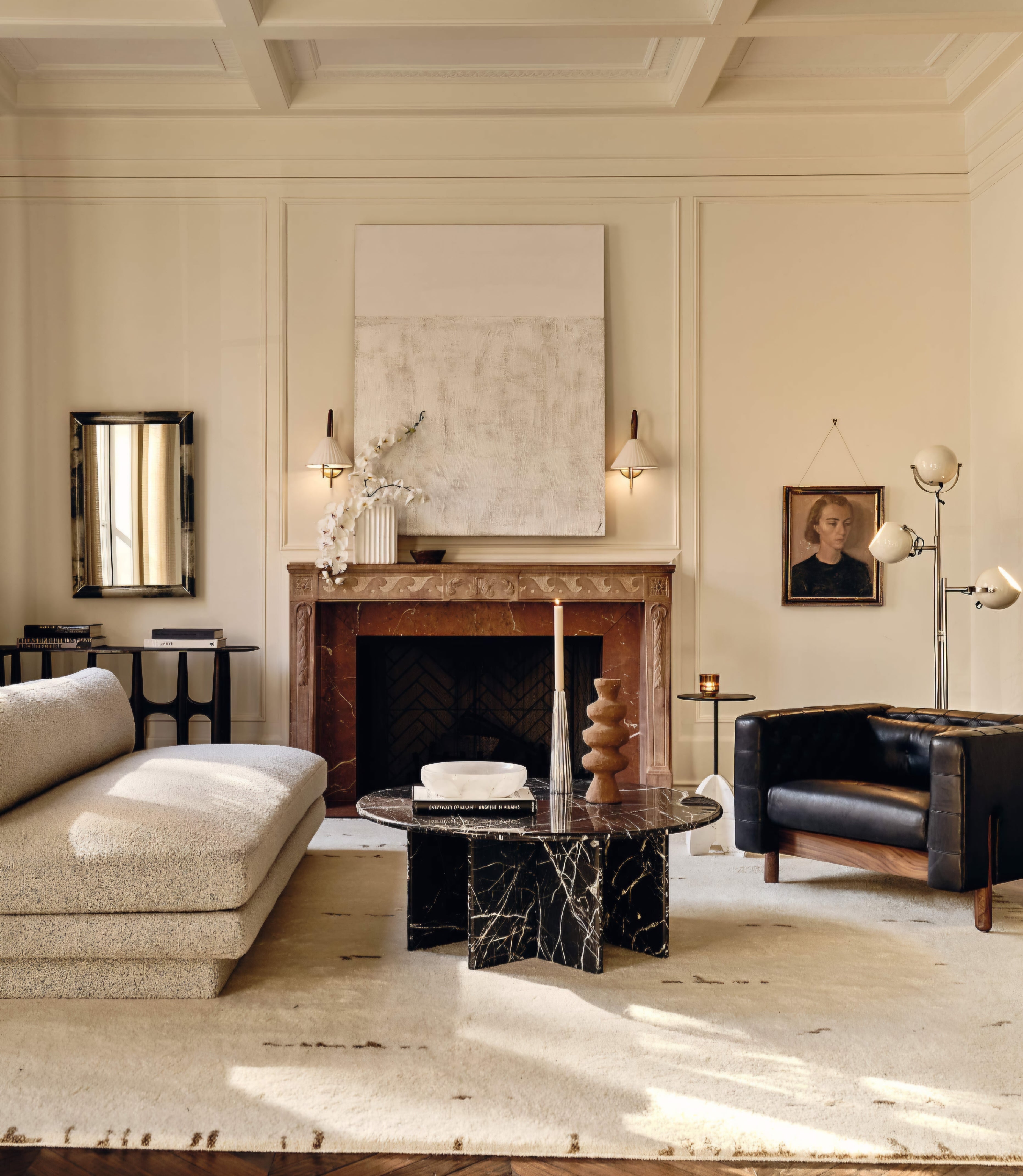 THE ONE × Daltrey — White Metal Floor Lamp