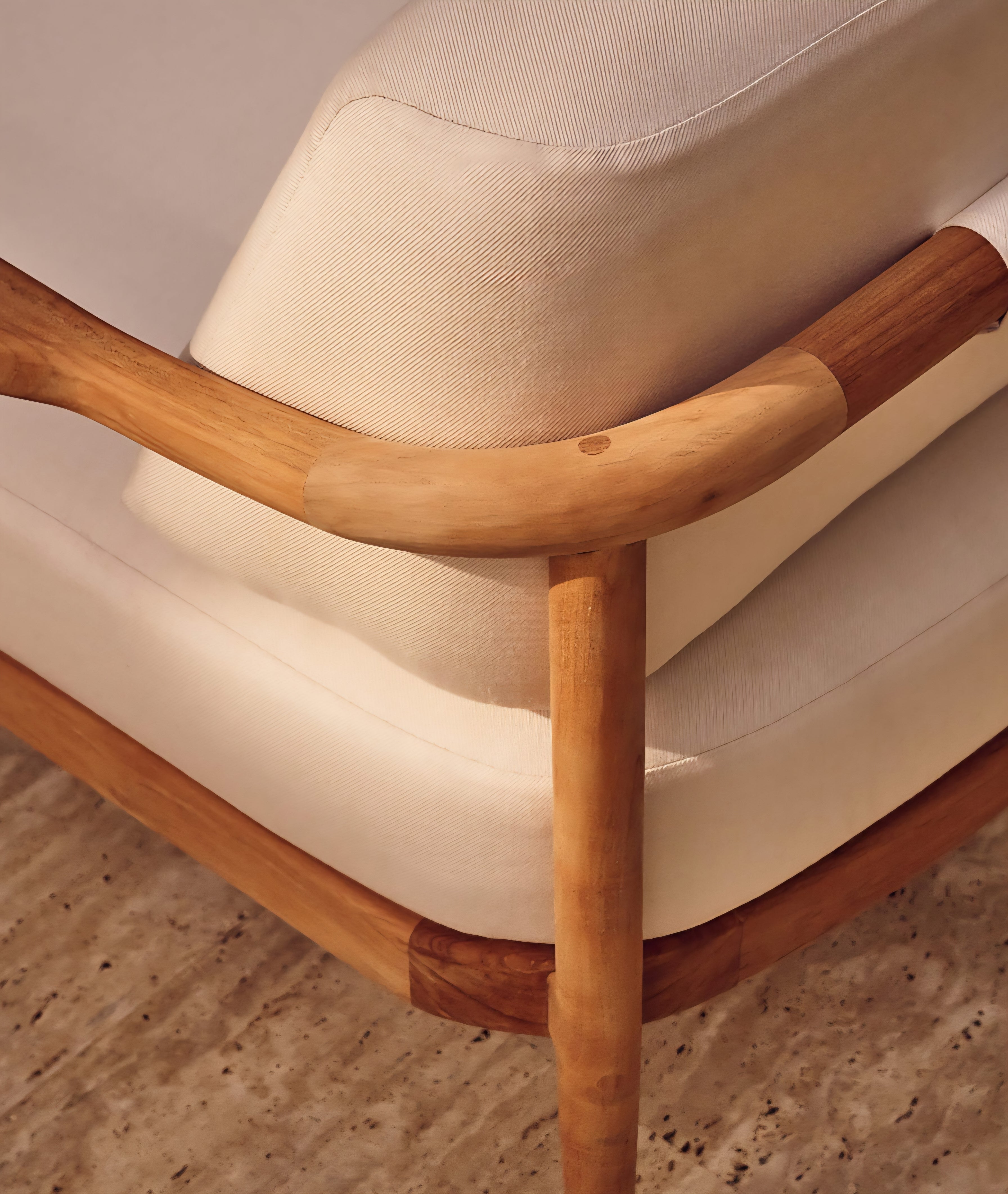 THE ONE × Tide —Outdoor Sectional Collection with Ivory Sunbrella® Cushions