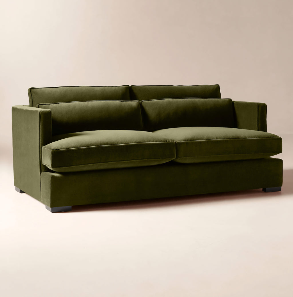 THE ONE × Eastman — White Performance Fabric Sofa