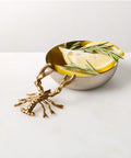 THE ONE × Lobster — Stainless Steel and Brass Snack Bowl