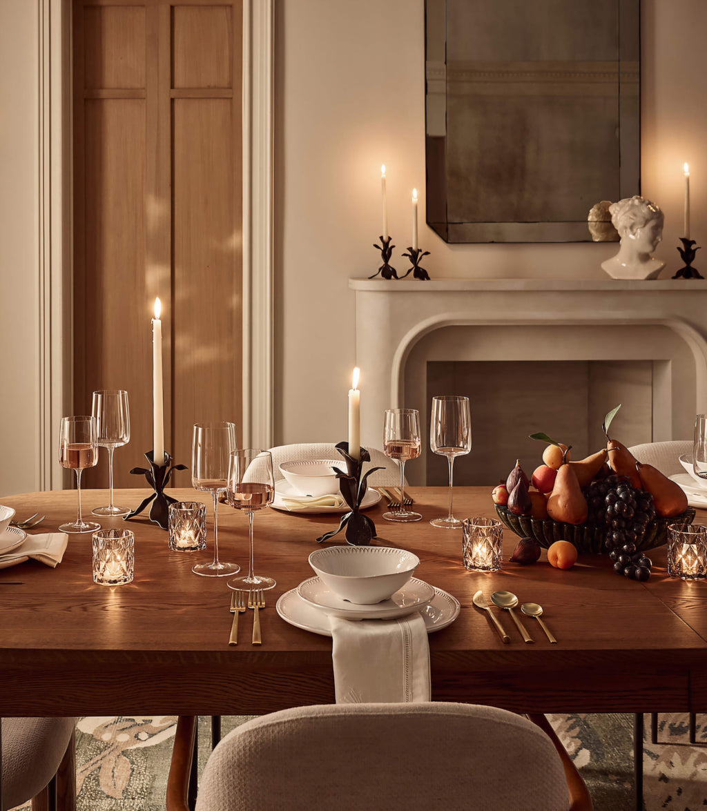 THE ONE × Betty — Smoked Glass Tealight Candle Holders (Set of 6)