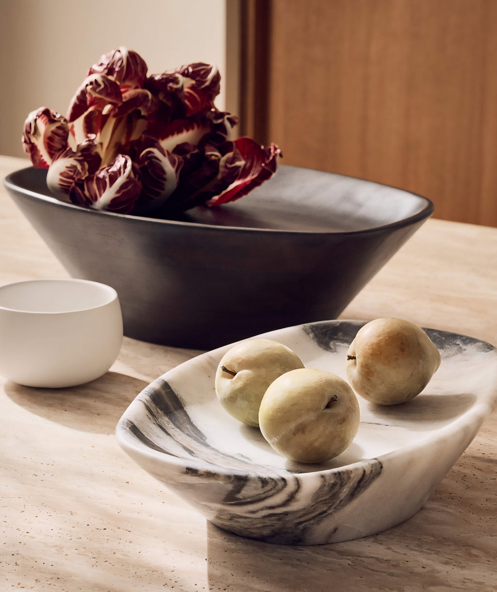 THE ONE × Mori — Matte White Dip Bowl