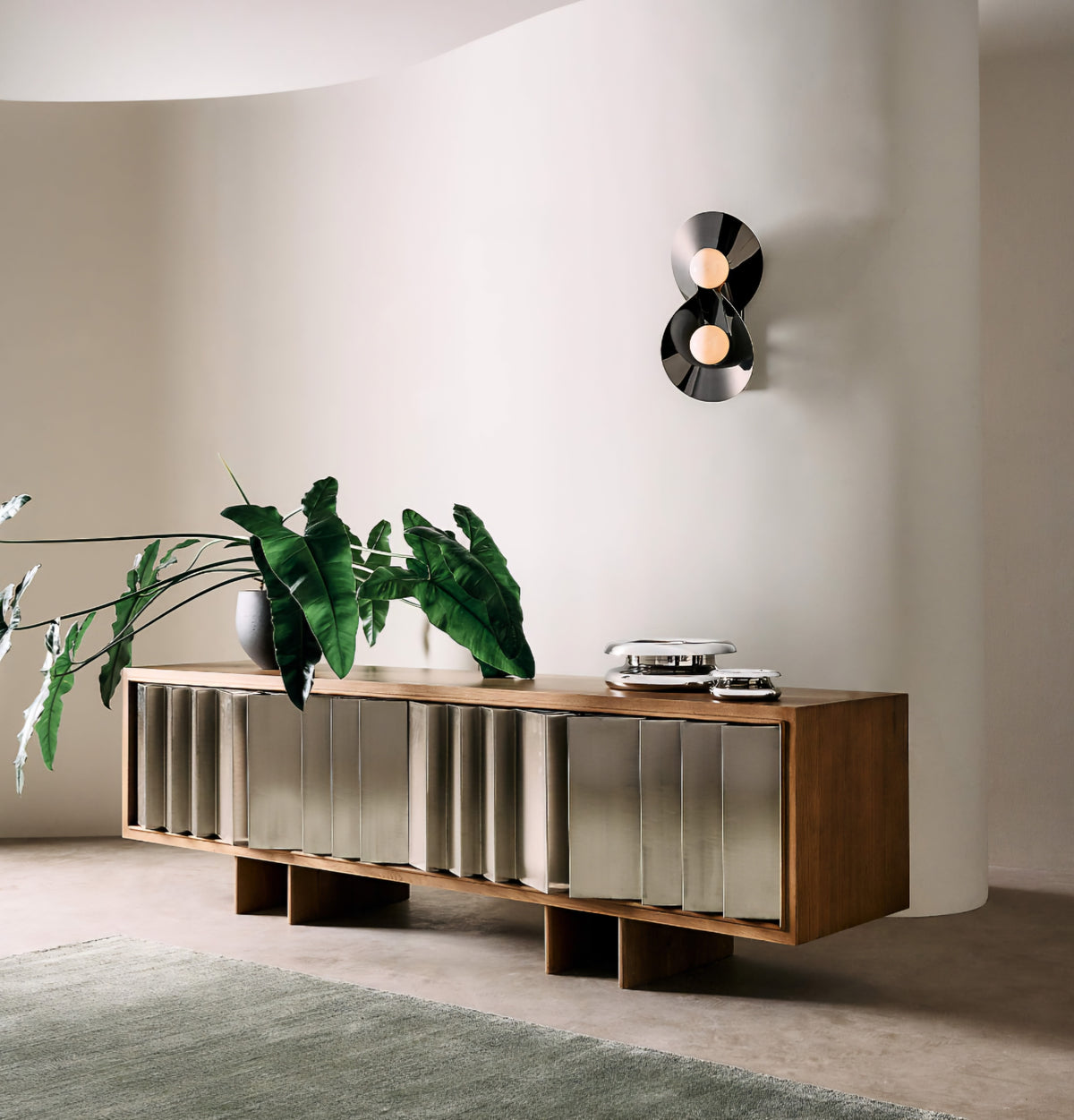 THE ONE × Piero — Polished Stainless Steel Serving Bowl