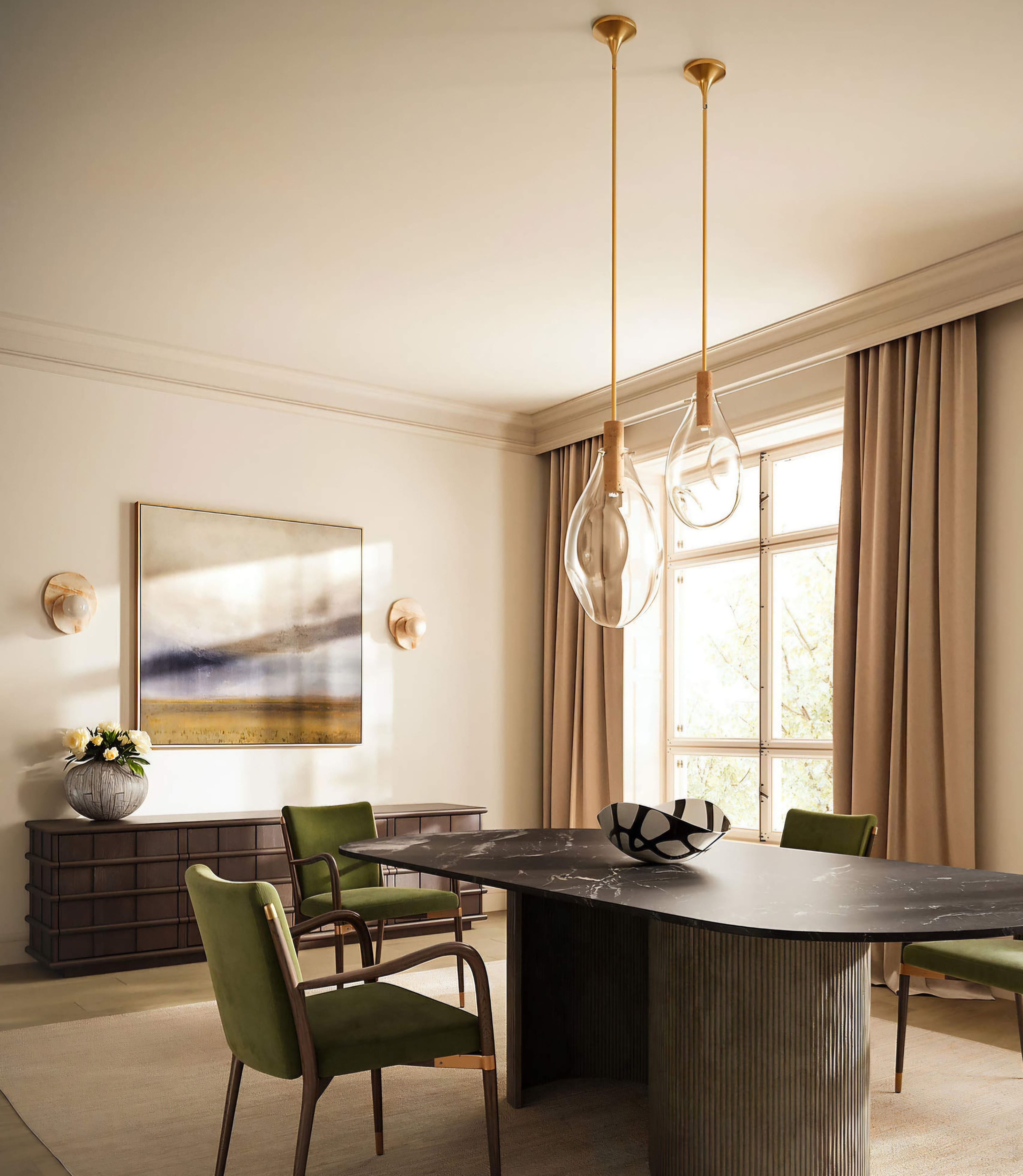 THE ONE × Astr — White Onyx Wall Sconce