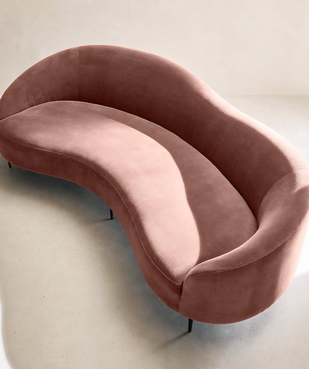 THE ONE × Curvo — White Performance Fabric Sofa by goop